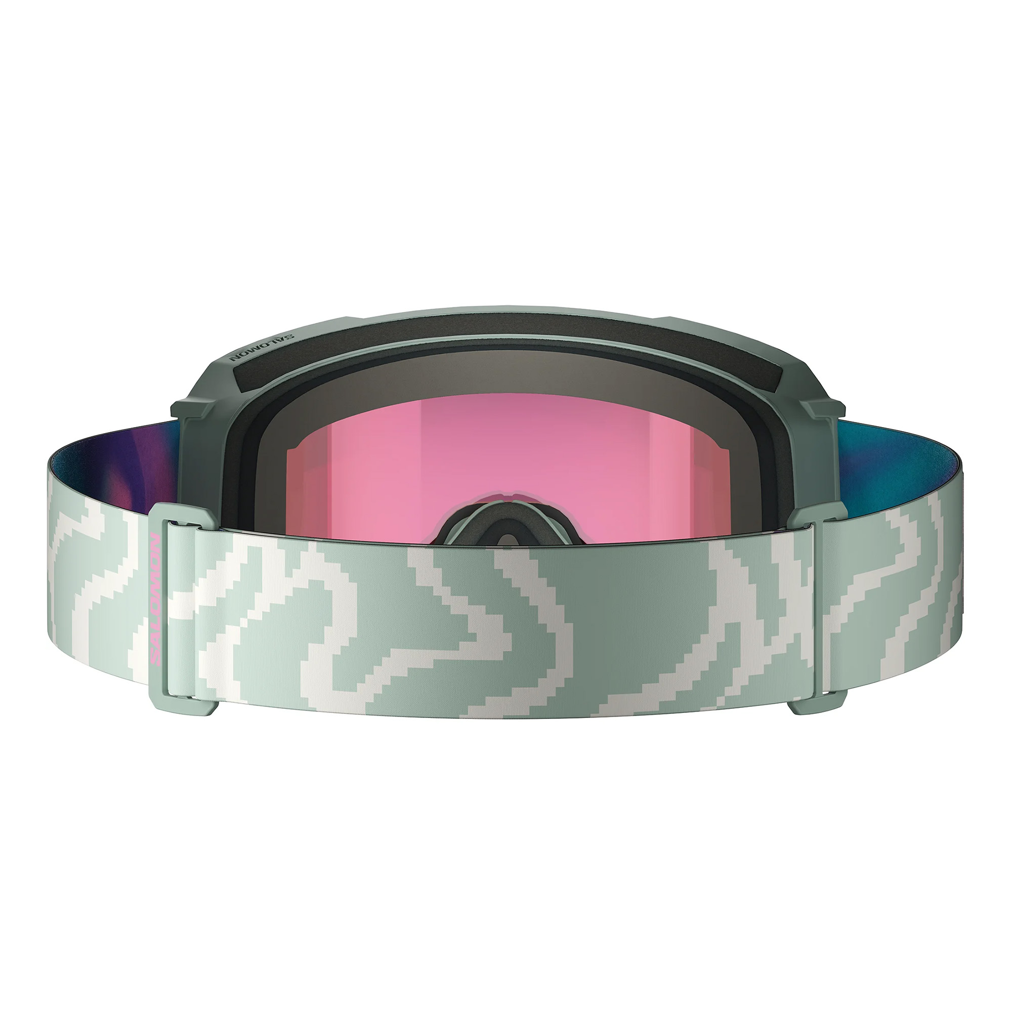 Ski brile SALOMON S/View 3 Iceberg Green/Ruby - Image 3