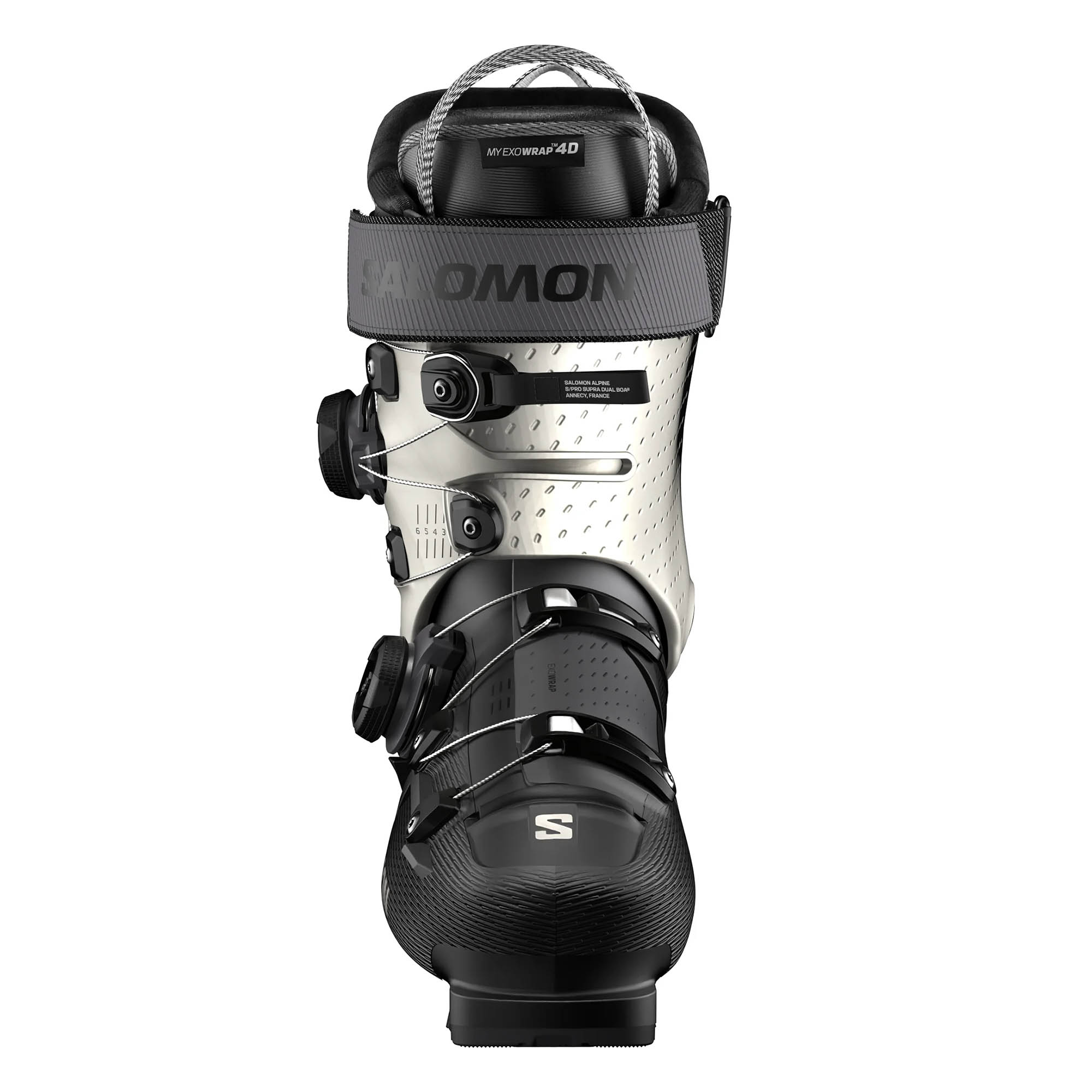 Ženske ski pancerice SALOMON S/PRO Supra Dual Boa 105W Black/Light Bronze Metallic - Image 2