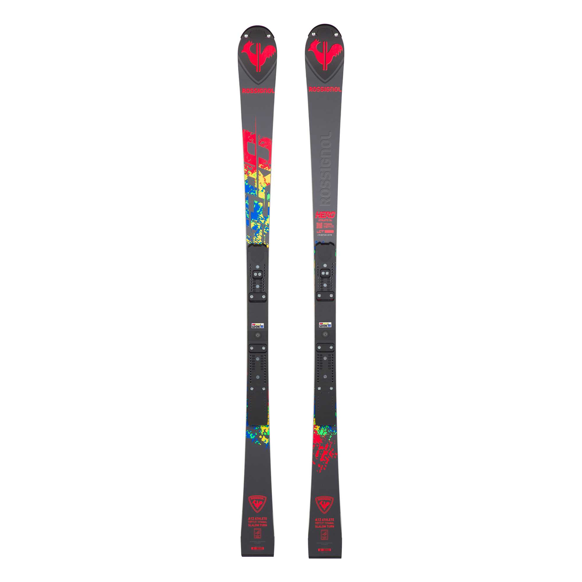 Skije ROSSIGNOL Hero Athlete Fis Sl Factor DFT RAMAK02D0157 + Vezovi FCMAS05 - Image 3