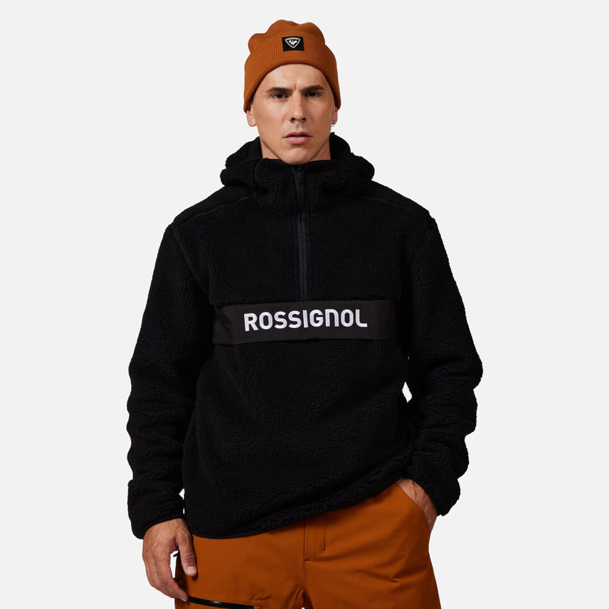 Dukserica ROSSIGNOL Alltrack Anorak Fleece Black - Image 5
