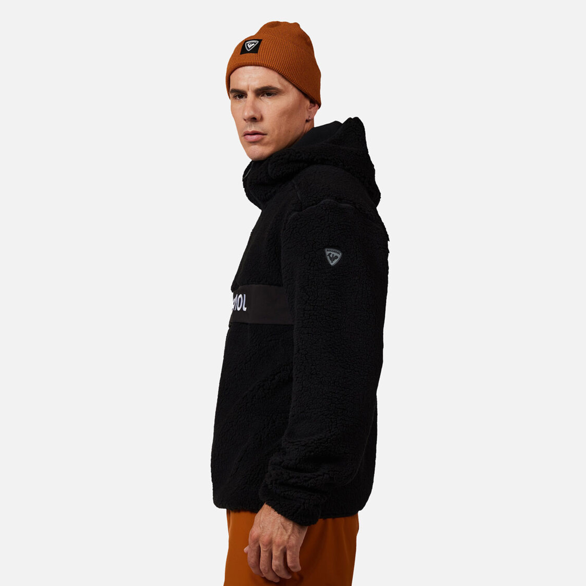 Dukserica ROSSIGNOL Alltrack Anorak Fleece Black - Image 7