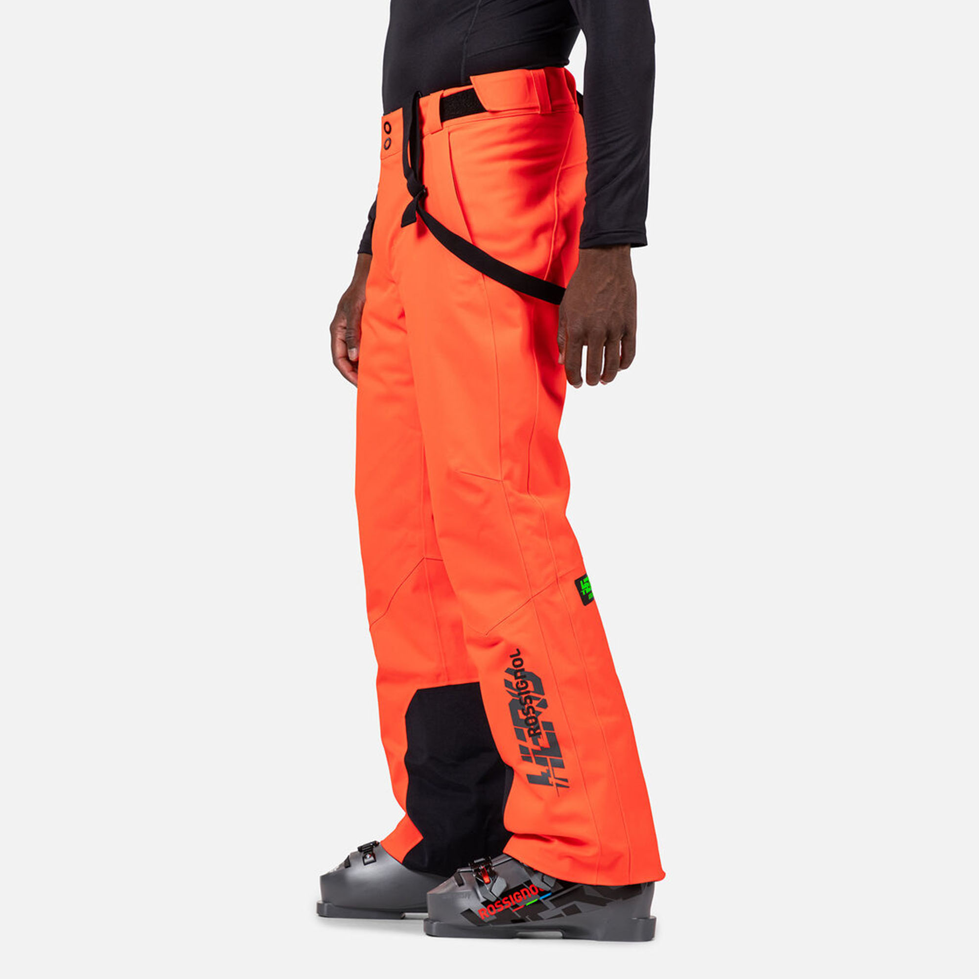 Ski hlače ROSSIGNOL Hero Blackside Insulated Neon Red - Image 7