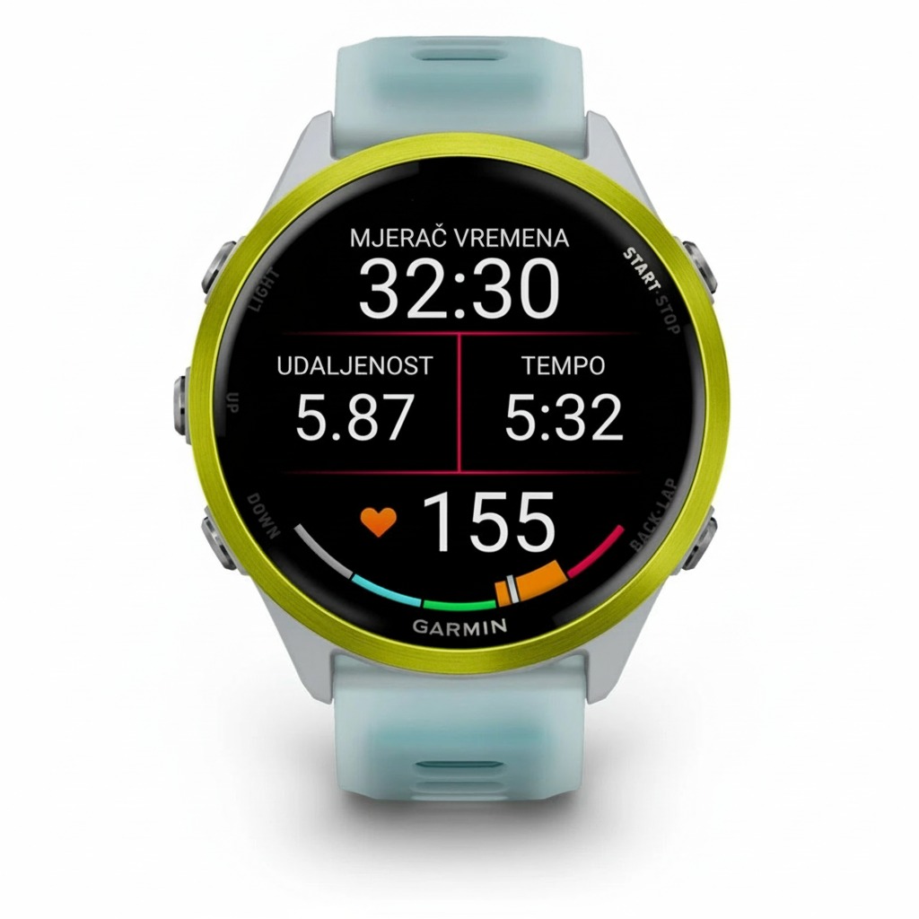 GARMIN Forerunner 570 47mm Whitestone/Amp Yellow - Image 2