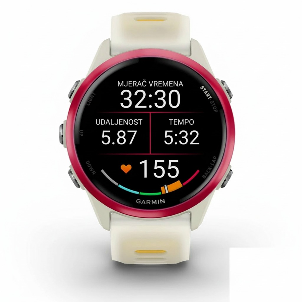 GARMIN Forerunner 570 42mm Bone/Raspberry/Mango - Image 2