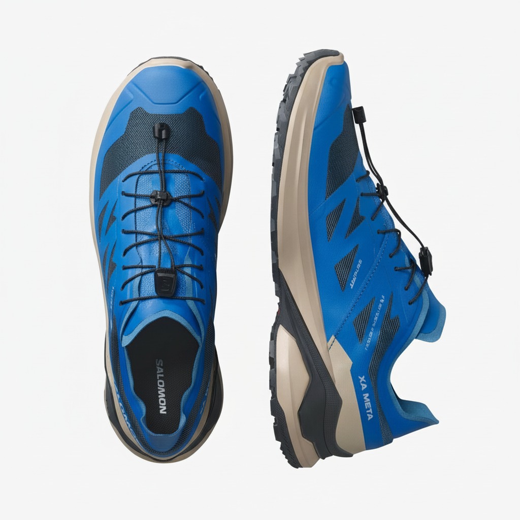 Patike SALOMON XA Meta Made in France French Blue/Oxford Tan/Asphalt - Image 5