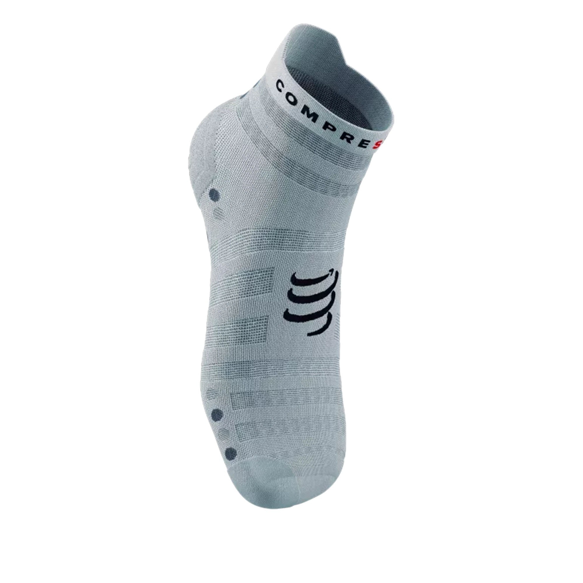 Čarape COMPRESSPORT Pro Racing V4.0 Ultralight Run Low White/Alloy - Image 2