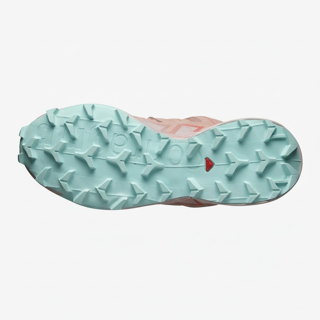 Ženske patike SALOMON Speedcross 6 Mahogany Rose/Hushed Violet/Iced Aqua - Image 6