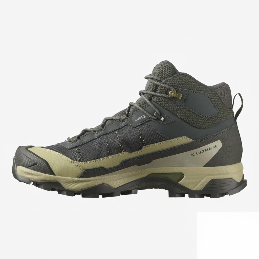 Gležnjače SALOMON X Ultra 5 GTX Mid Peat/Gray Green/Blue Nights - Image 3