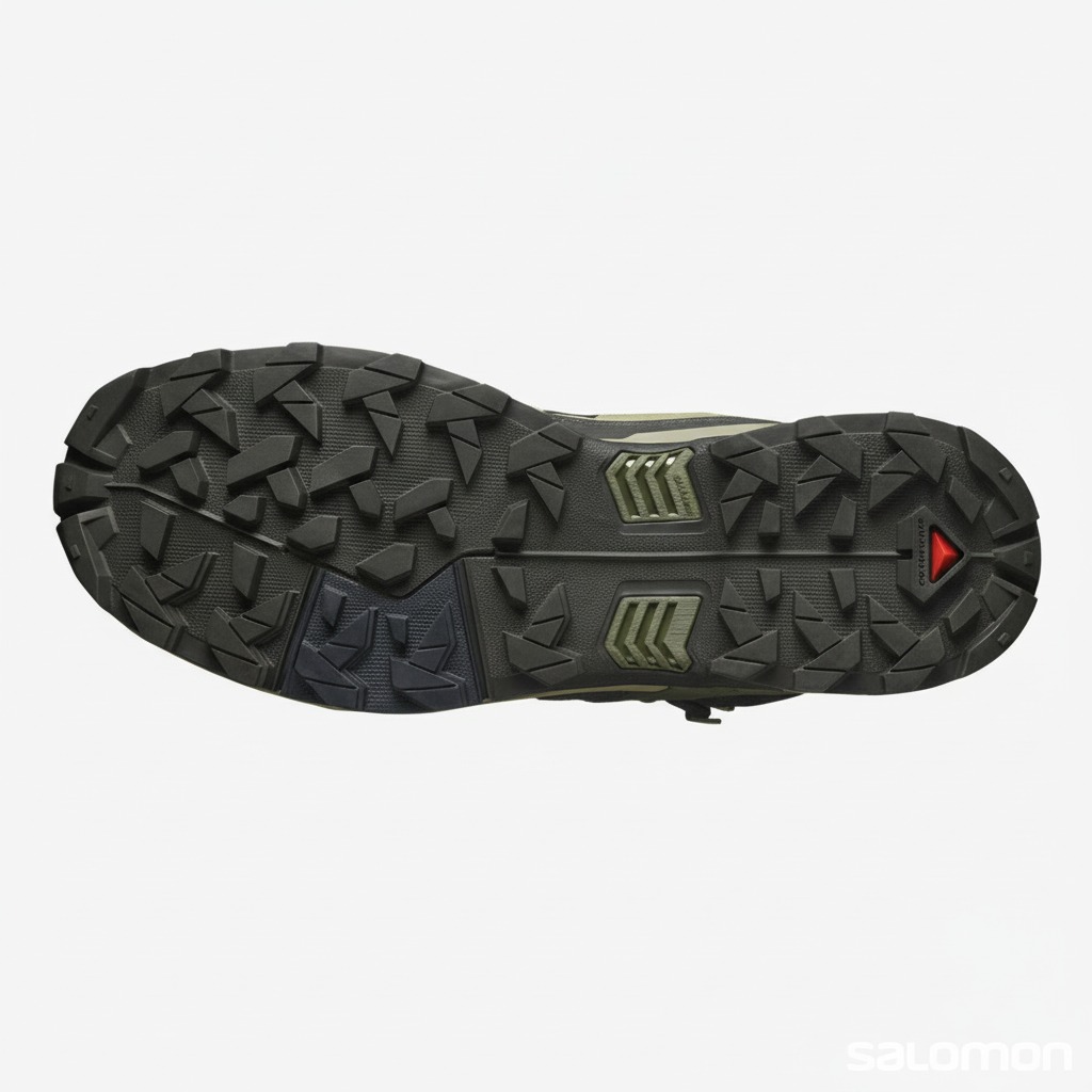 Gležnjače SALOMON X Ultra 5 GTX Mid Peat/Gray Green/Blue Nights - Image 6