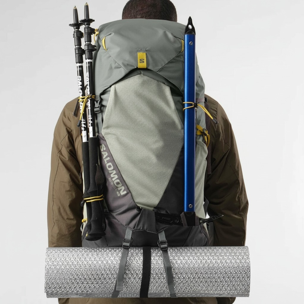 Ruksak SALOMON Aerotrek 40 Sedona Sage/Seagrass/Nine Iron - Image 3