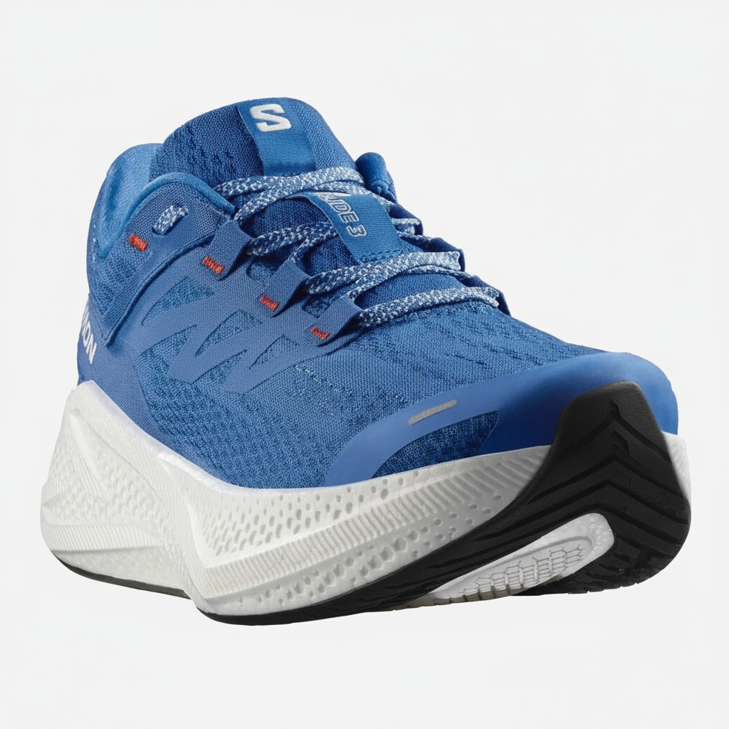 Patike SALOMON Aero Glide 3 French Blue/White/Cherry Tomato - Image 3