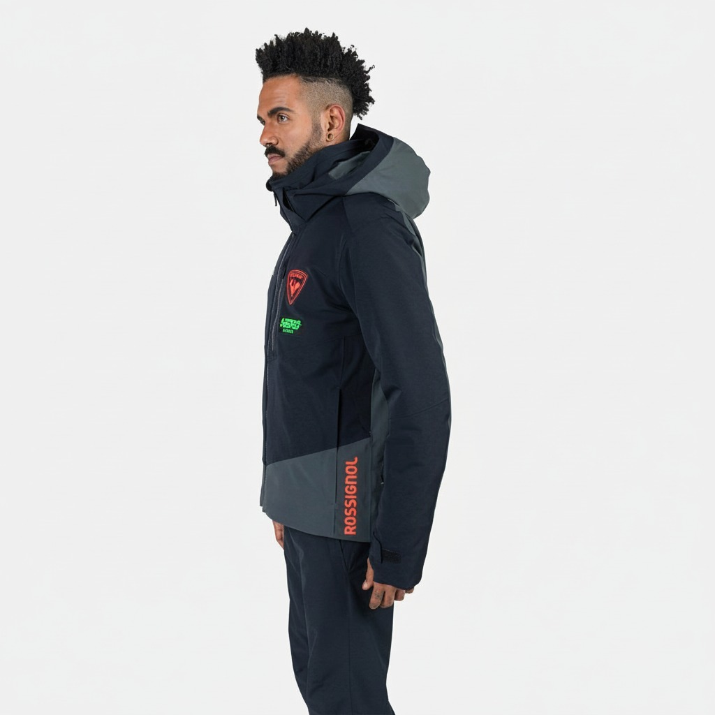 Jakna ROSSIGNOL Blackside Black - Image 3