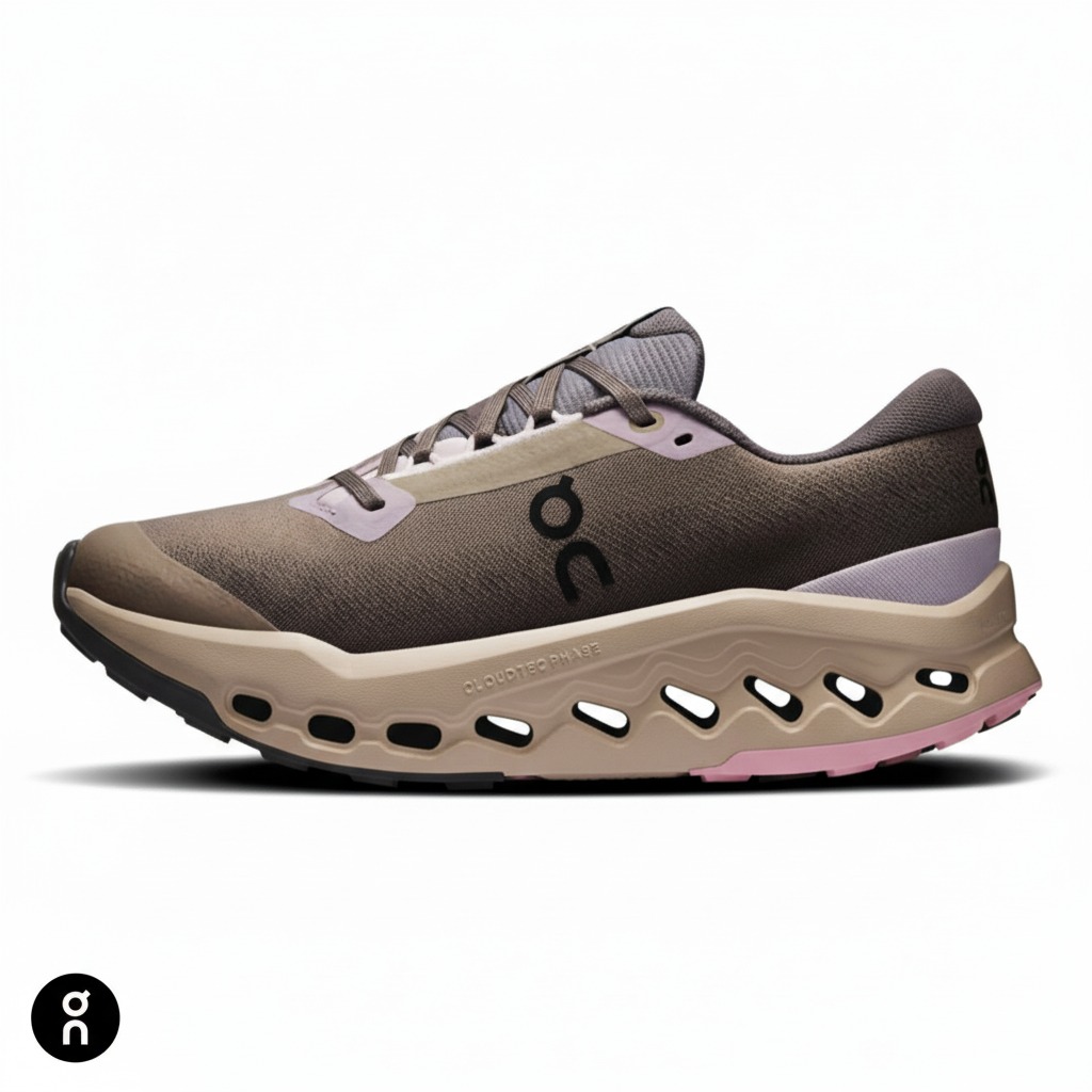 Ženske patike ON Cloudsurfer Trail 2 WATERPROOF Cinder/Desert - Image 2