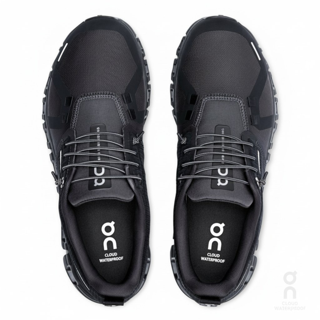 Ženske patike ON Cloud 6 WATERPROOF Black/Black - Image 4