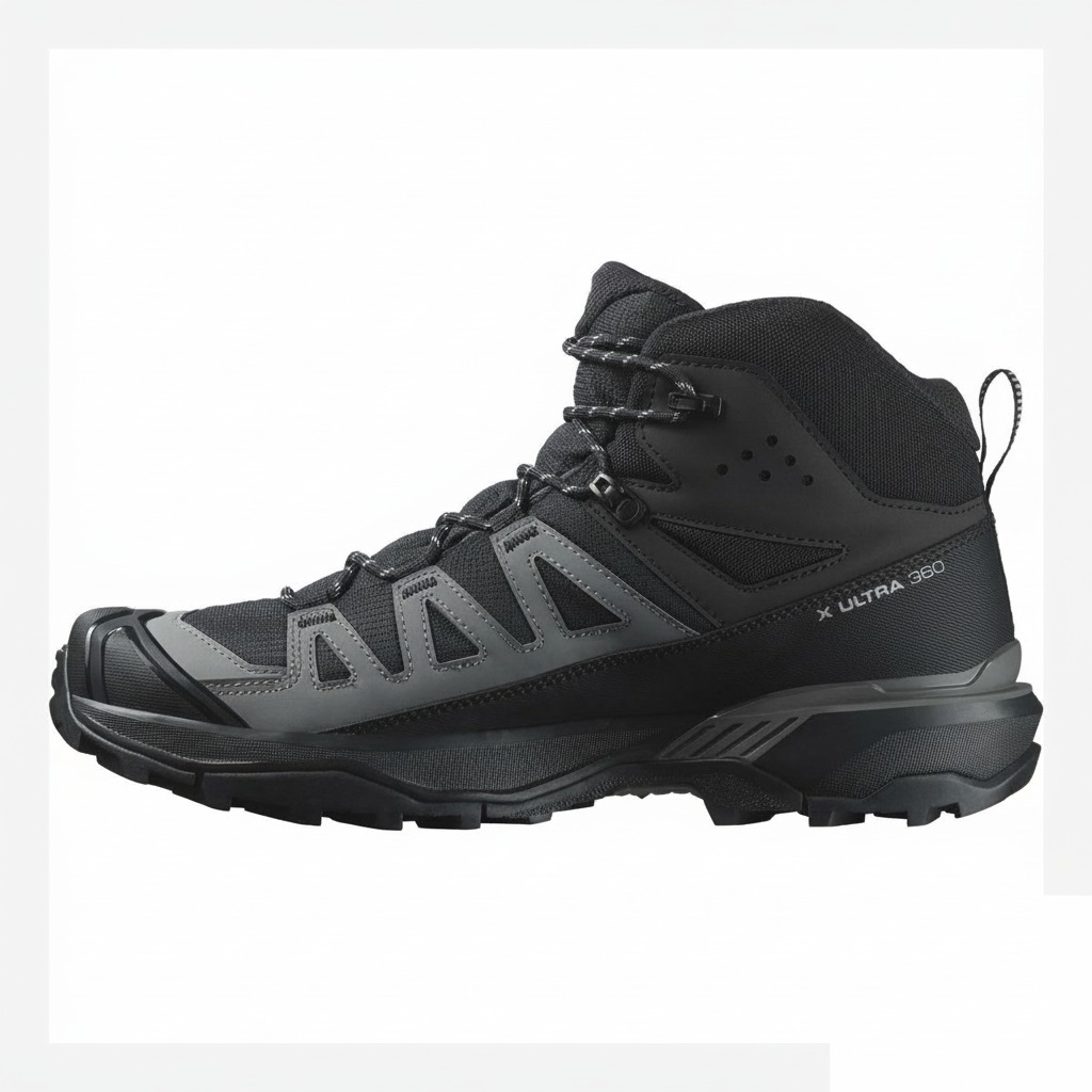 Gležnjače SALOMON X Ultra 360 Mid GTX Black/Magnet/Pewter - Image 3