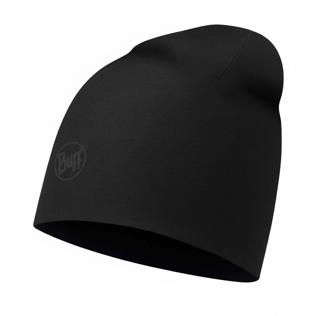 Kapa BUFF EcoStretch & Polar Beanie Solid Black - Image 4