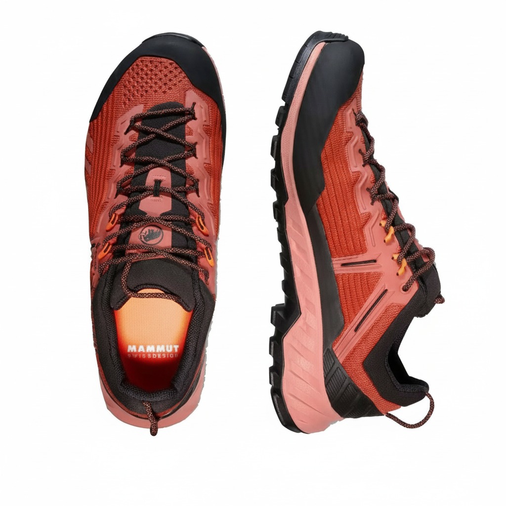 Ženske patike MAMMUT Alnasca Knit III Low GTX Brick/Quartz/Dust - Image 4