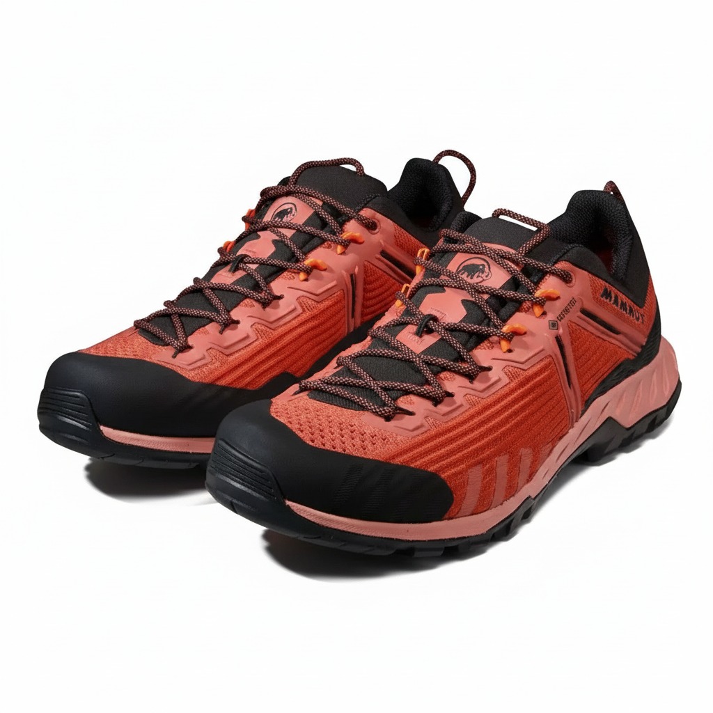 Ženske patike MAMMUT Alnasca Knit III Low GTX Brick/Quartz/Dust - Image 6