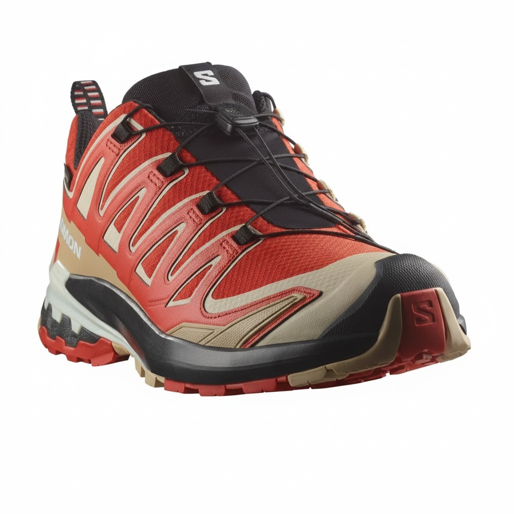 Patike SALOMON XA Pro 3D V9 GTX Aurora Red/Safari/White - Image 6