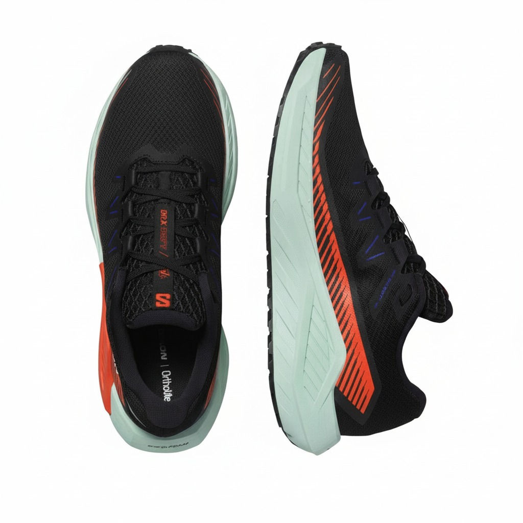 Patike SALOMON DRX Defy Grvl Black/Cherry Tomato/Bay - Image 2