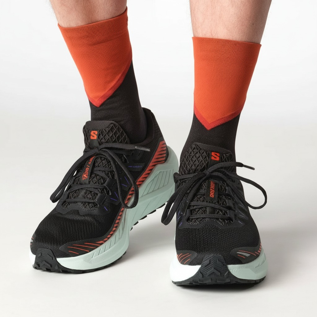 Patike SALOMON DRX Defy Grvl Black/Cherry Tomato/Bay - Image 5