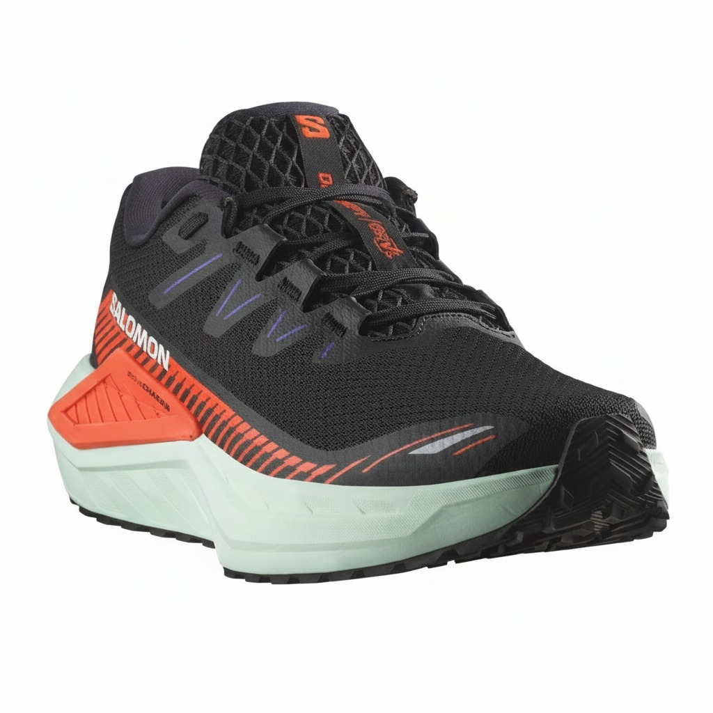 Patike SALOMON DRX Defy Grvl Black/Cherry Tomato/Bay - Image 6