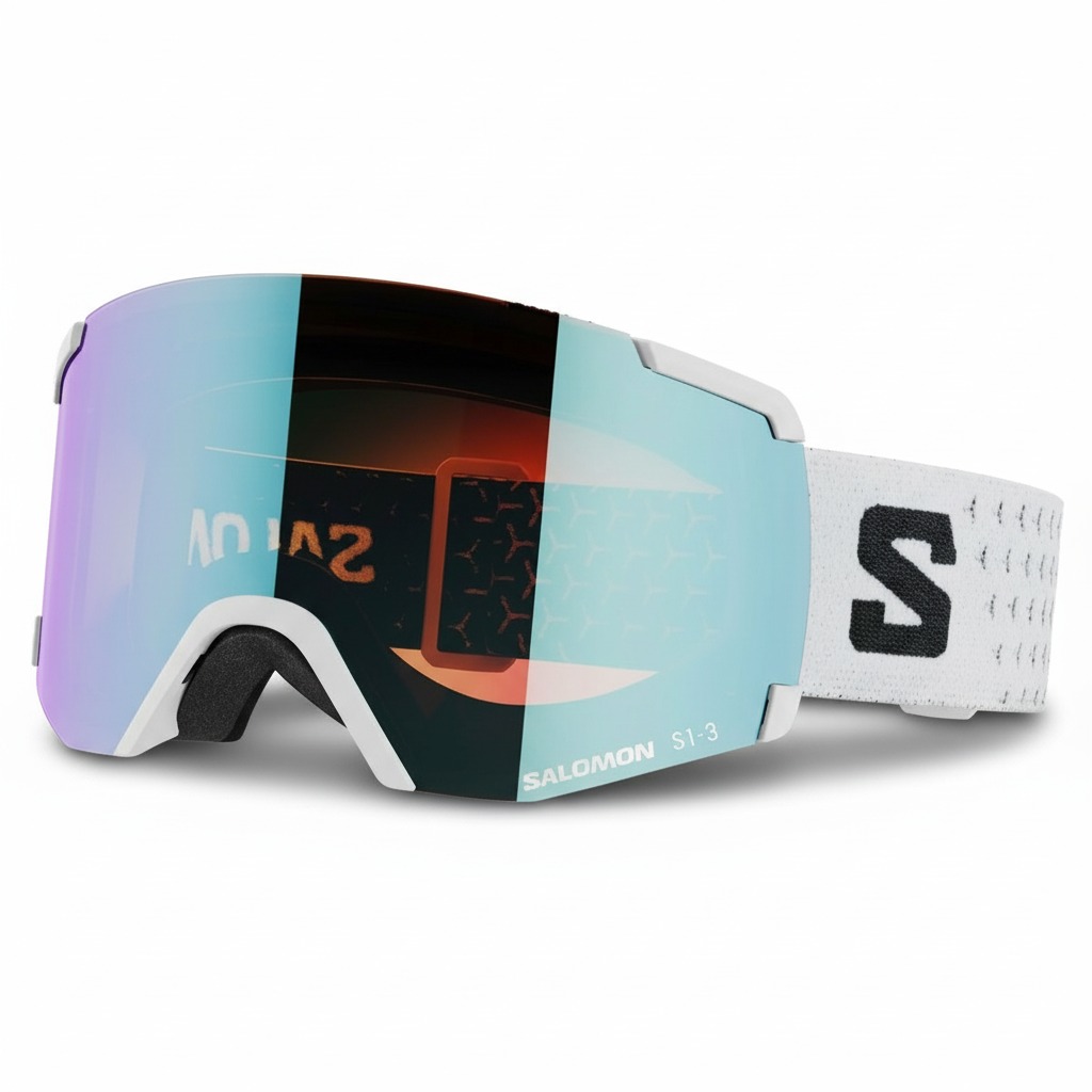 Ski brile SALOMON S/VIEW Photocromic White/Pink All Weather