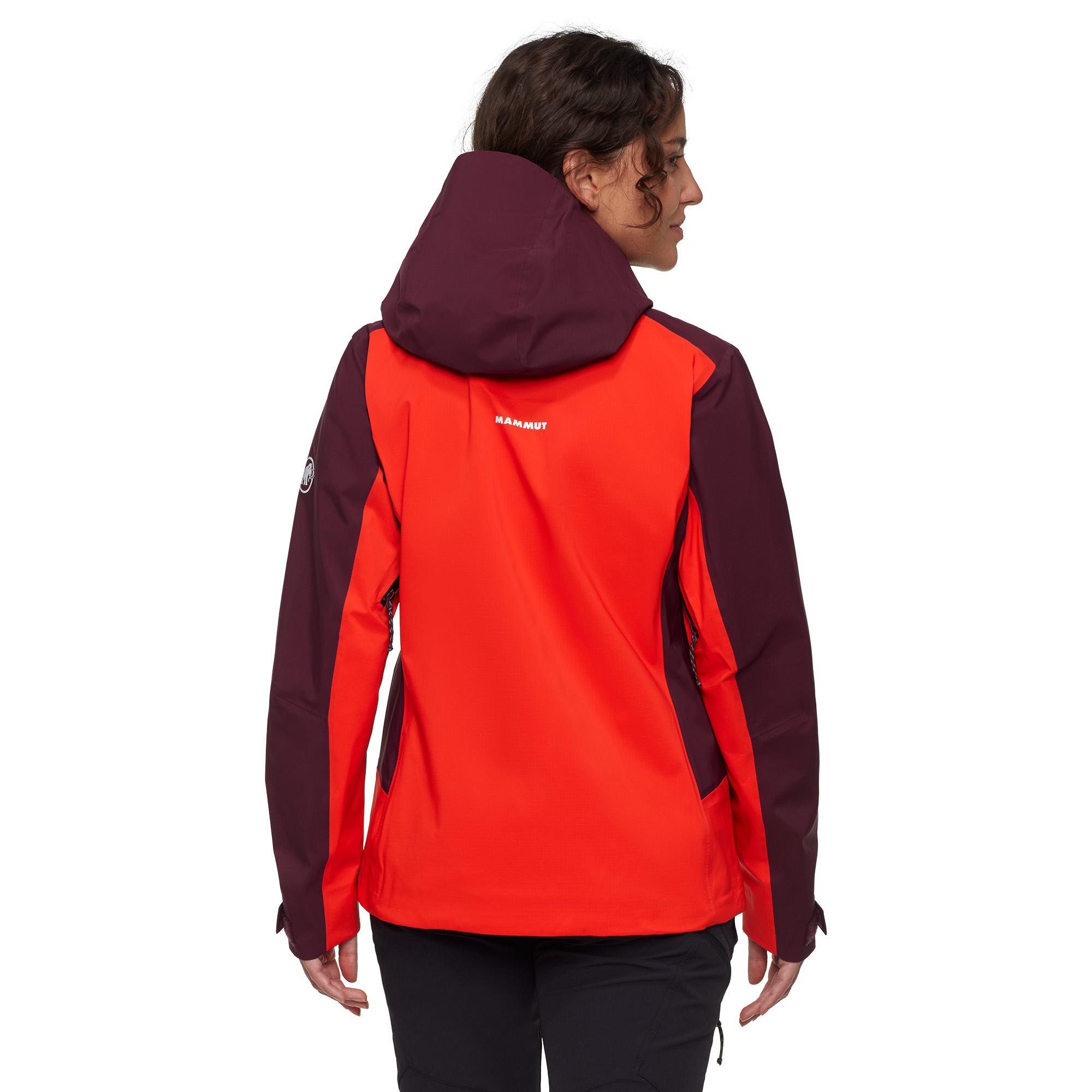 Ženska jakna MAMMUT Alto Guide HS Hooded Mammut Red/Vin - Image 7