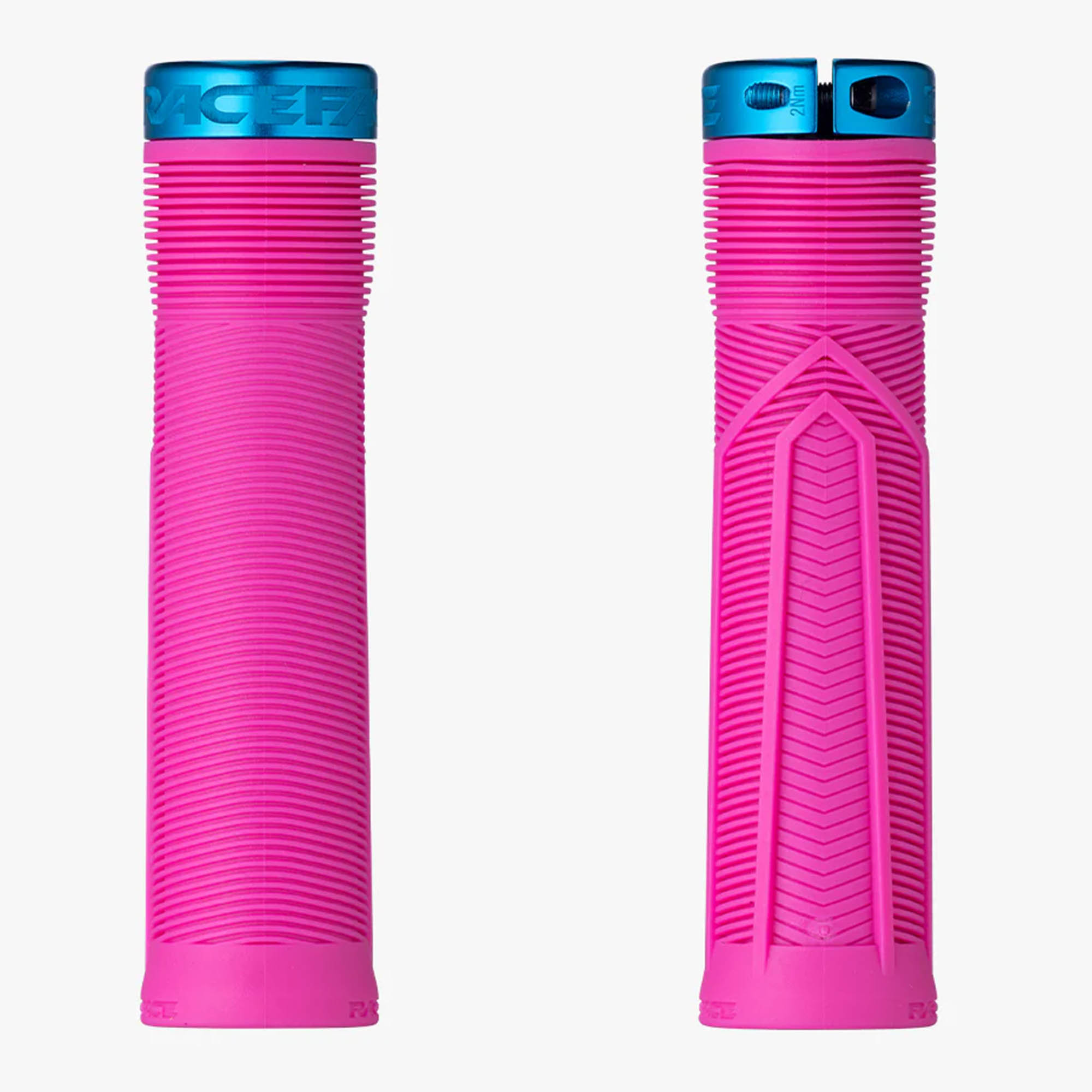 Ručke volana RACE FACE Chester Magenta/Turquoise - Image 2