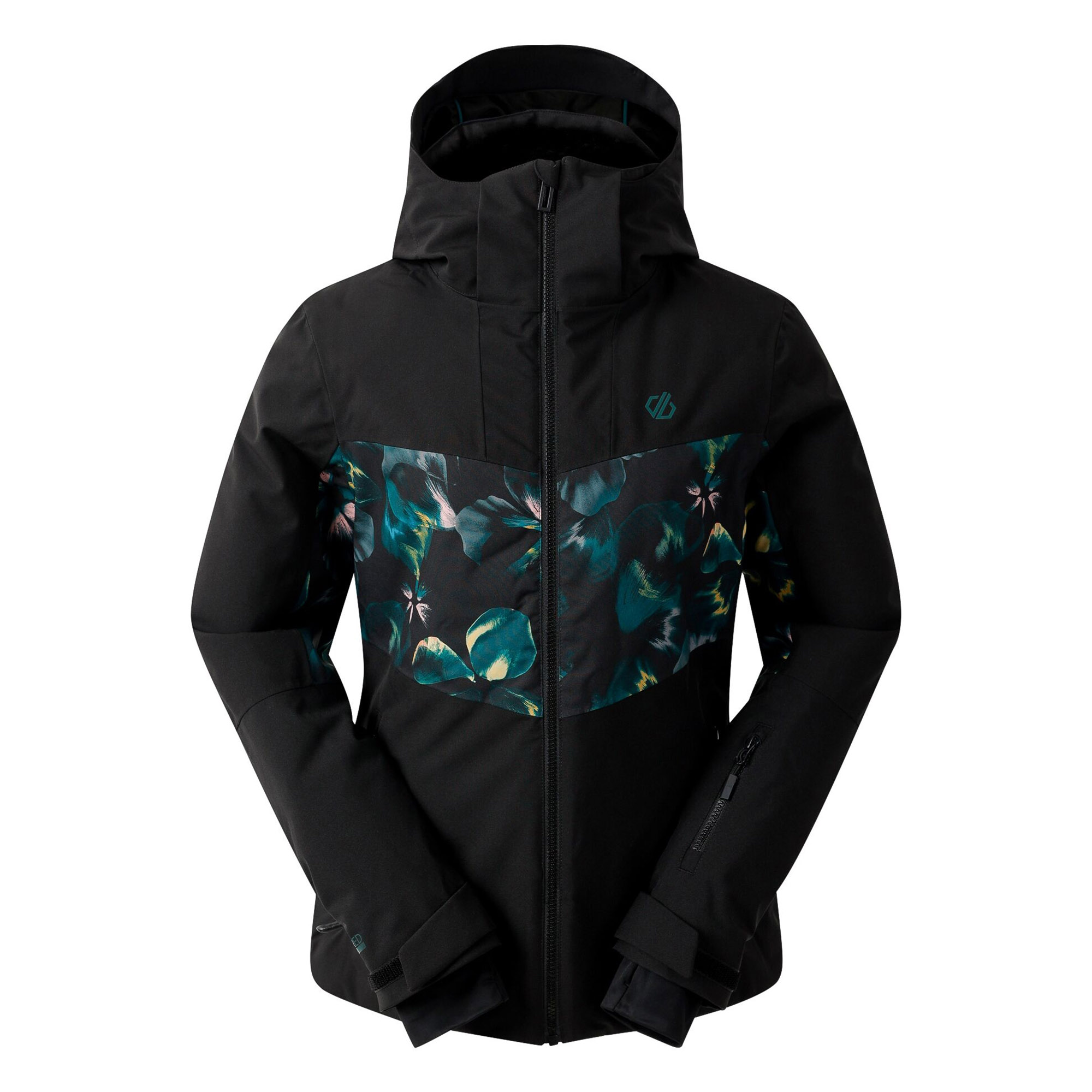 Ženska ski jakna DARE2B Iced Black/Electric Floral Print - Image 9