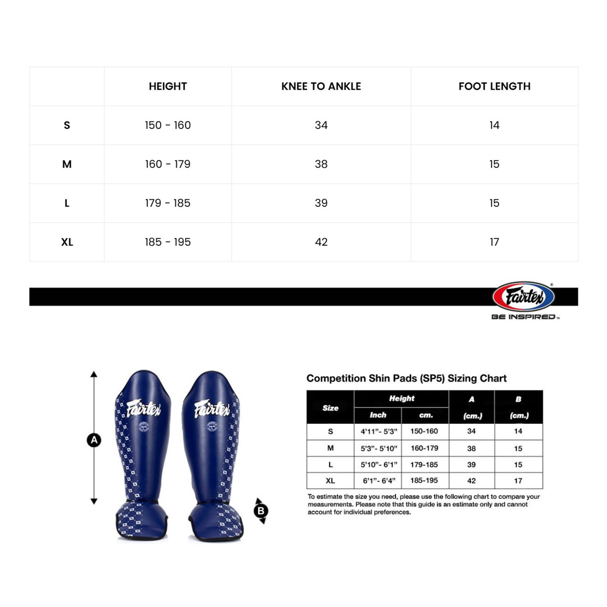 FAIRTEX Štitnici za podkoljenice SP5 Blue - Image 3