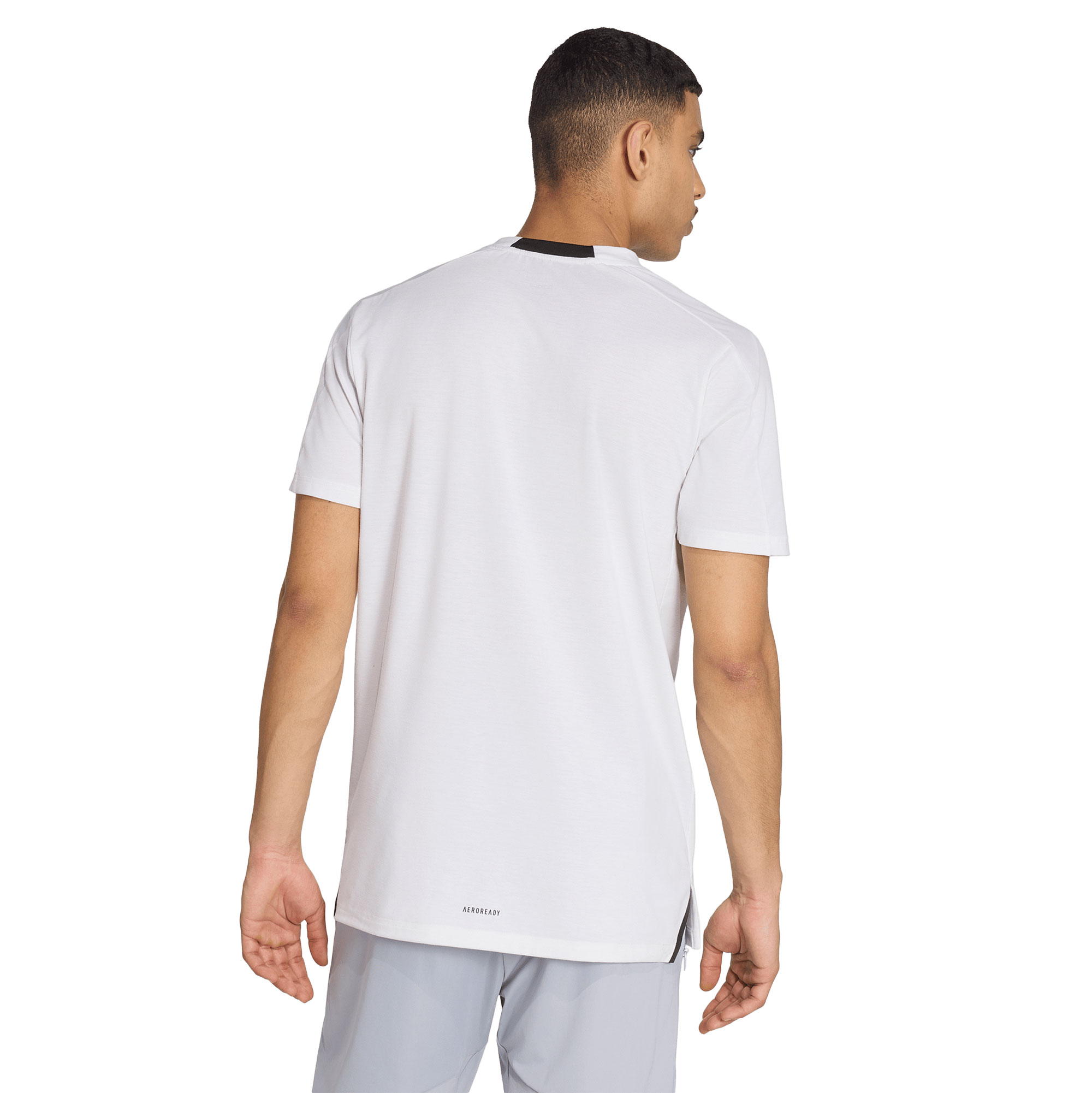 ADIDAS majica Designed for Training kratki rukav bijela - Image 2