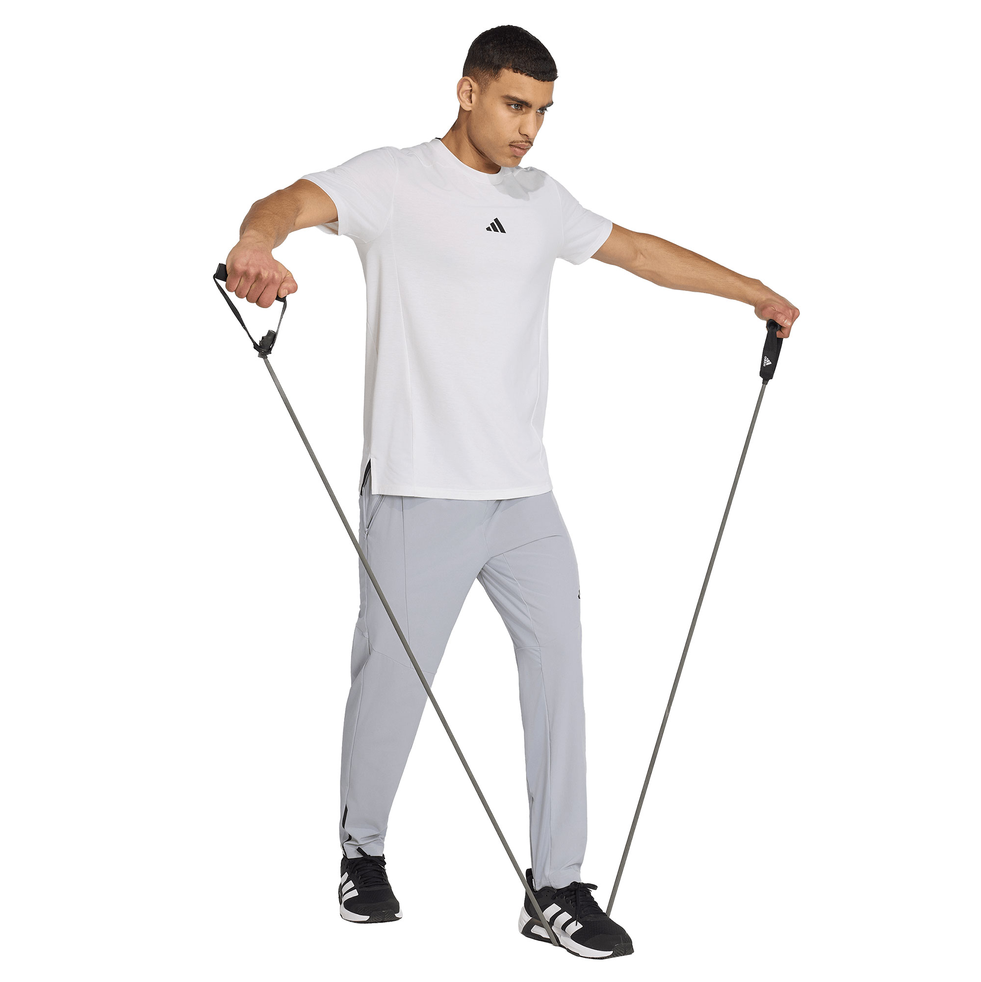 ADIDAS majica Designed for Training kratki rukav bijela - Image 3