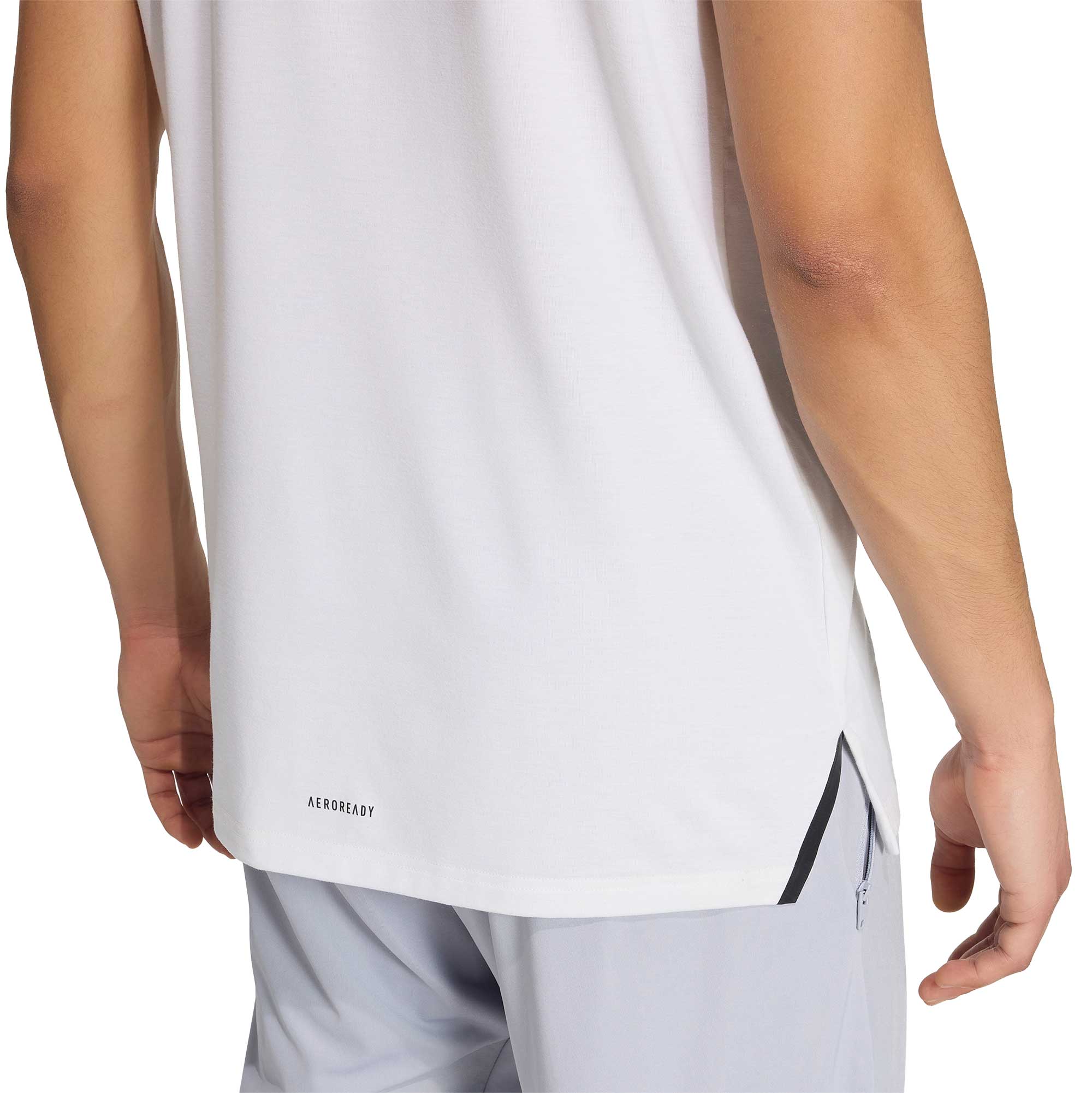 ADIDAS majica Designed for Training kratki rukav bijela - Image 4