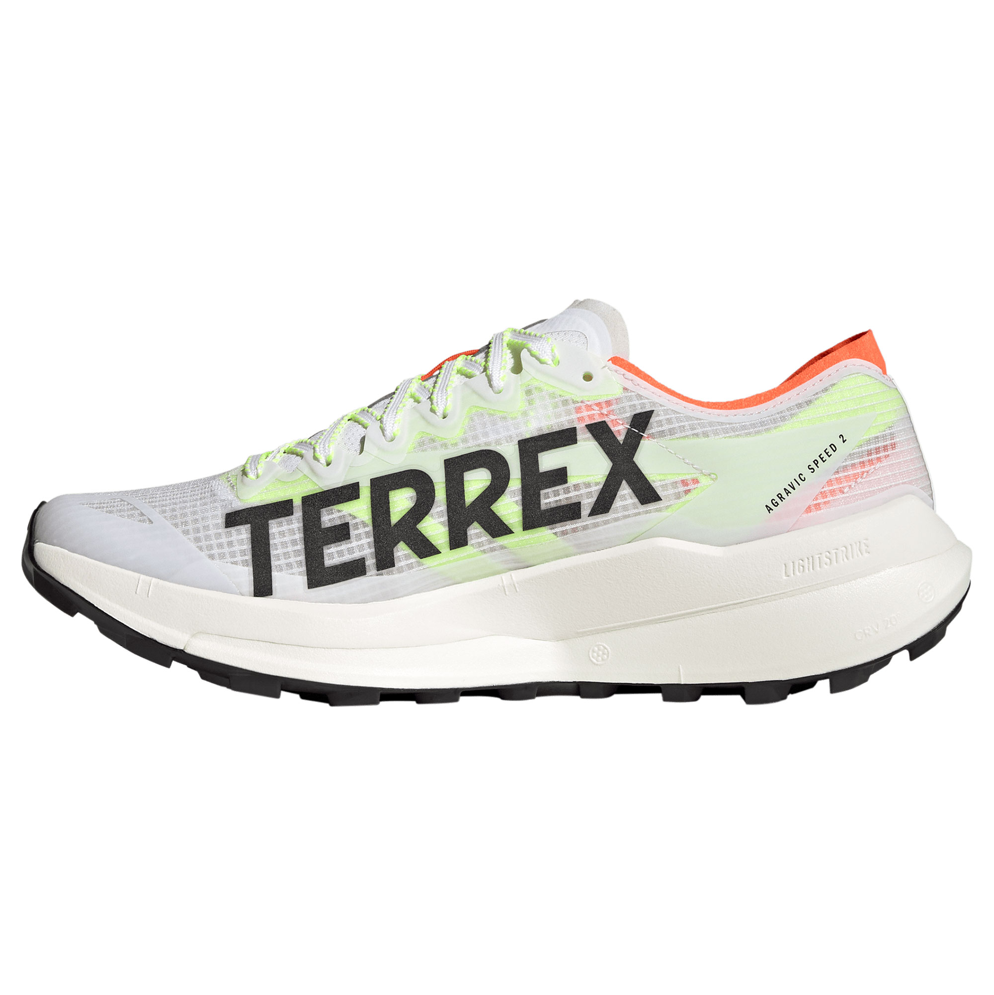 Patike ADIDAS Terrex Agravic Speed 2 Footwear White/Core Black/Semi Impact Orange - Image 4