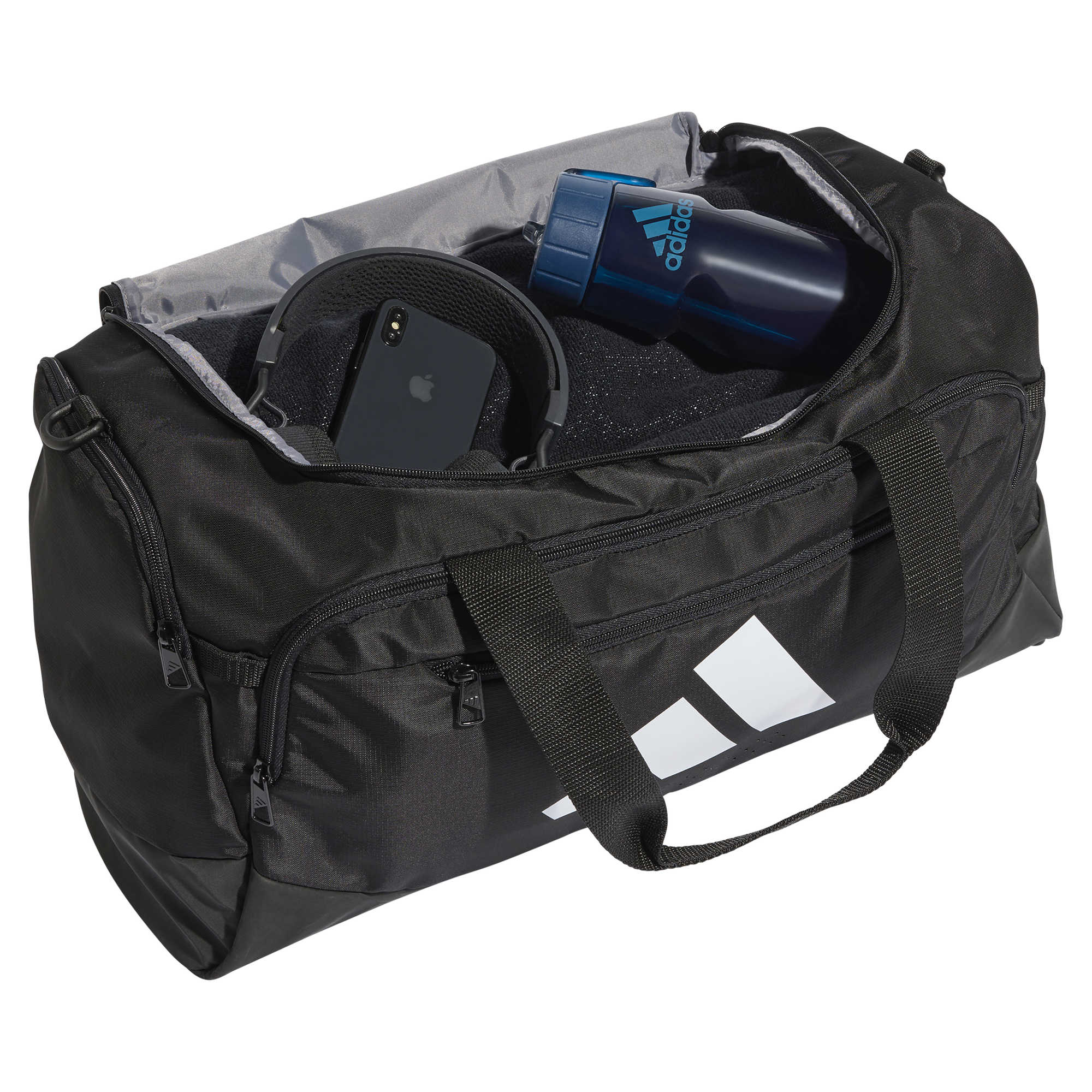 Torba ADIDAS Training Defender Duffle Bag Small Black/White - Image 8
