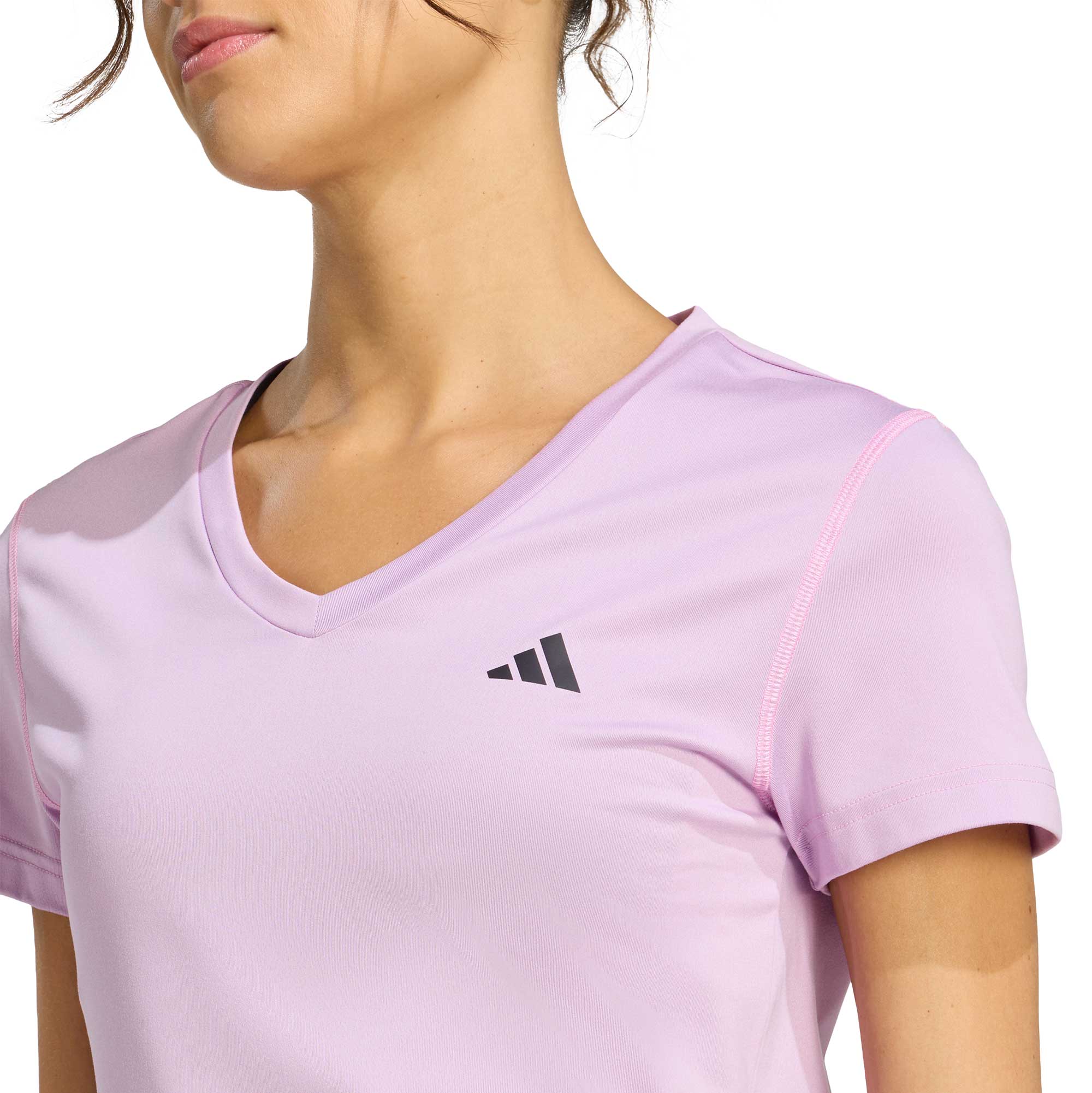 Ženska majica ADIDAS Kratki rukav Workout Min V Neck St Tropic Bloom - Image 4