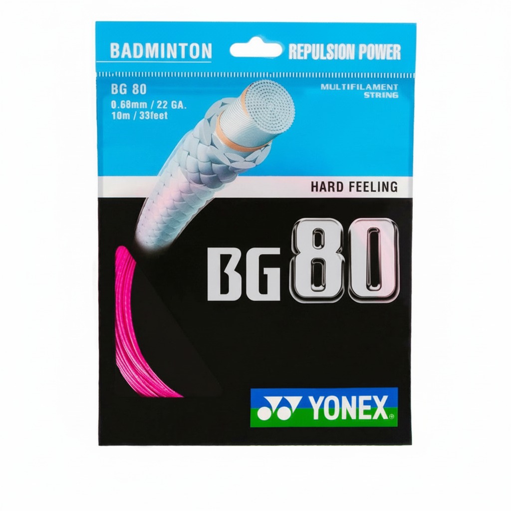 Žica YONEX Badminton Nylon String 80 Neon Pink 10m - Image 2