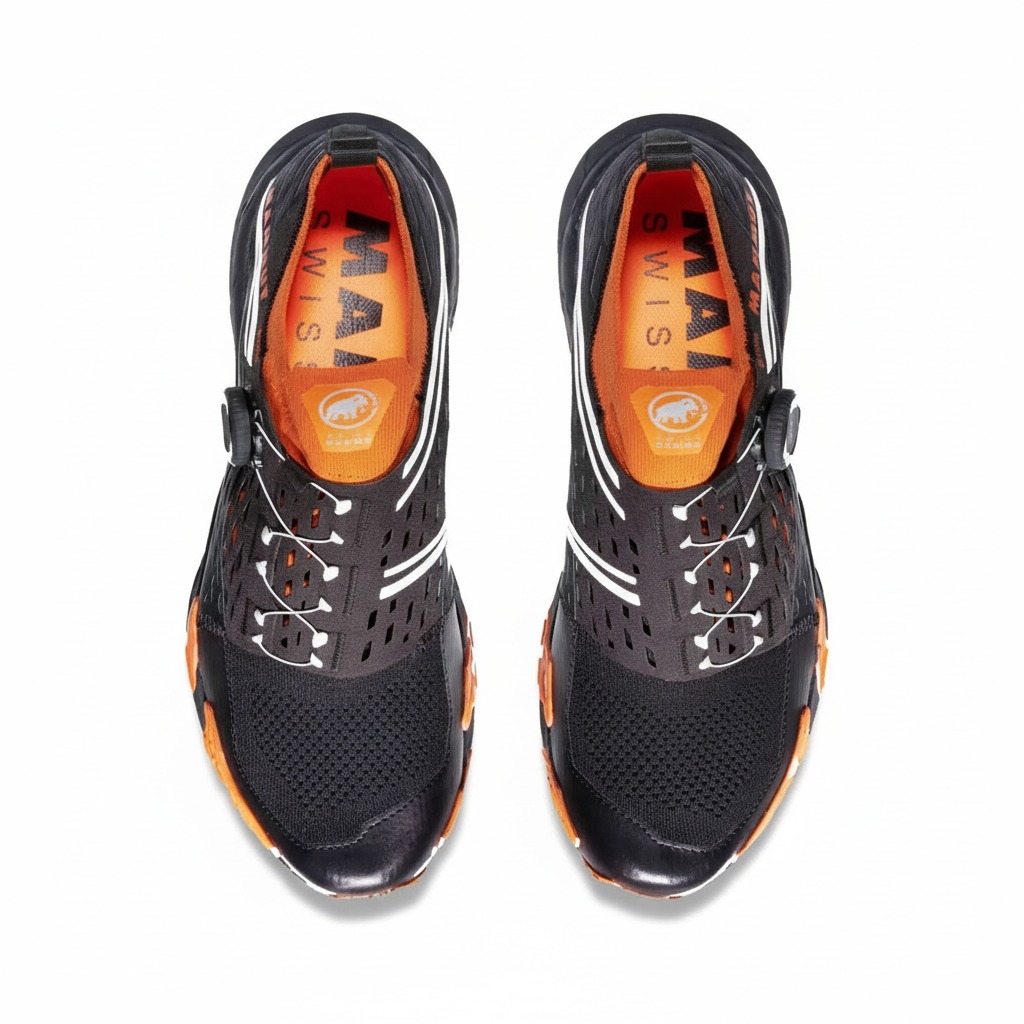 Patike MAMMUT Aenergy TR BOA® Mid GTX Men Black/Dark Tangerine - Image 3