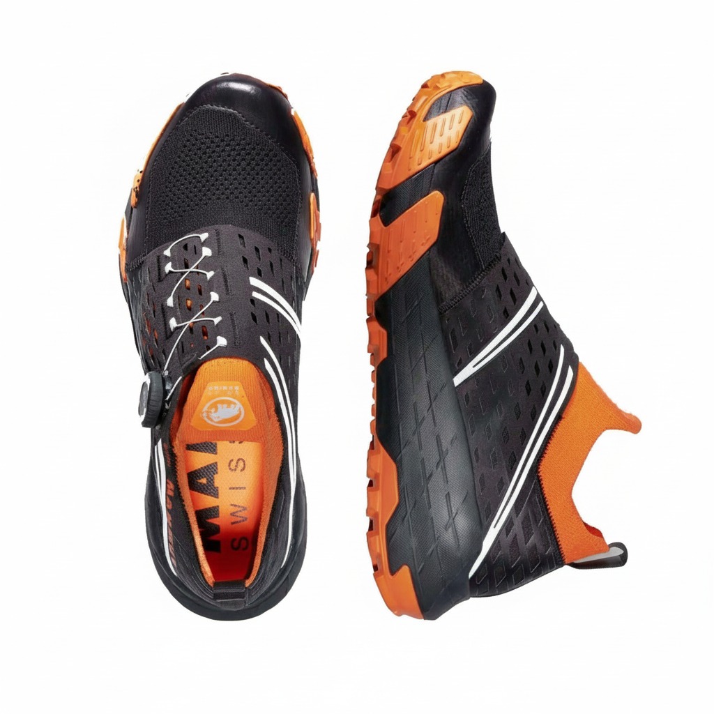 Patike MAMMUT Aenergy TR BOA® Mid GTX Men Black/Dark Tangerine - Image 4