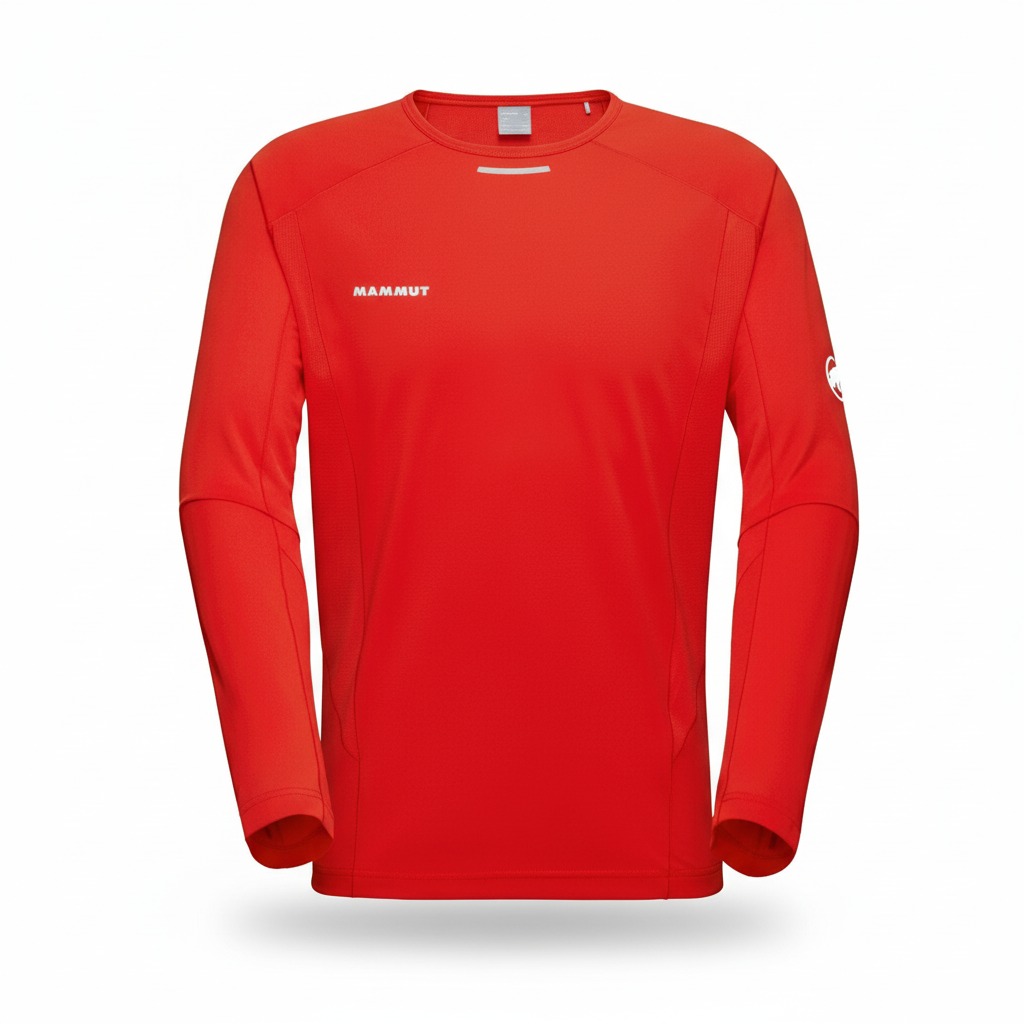 Majica MAMMUT Aenergy FL Dugi rukav Red