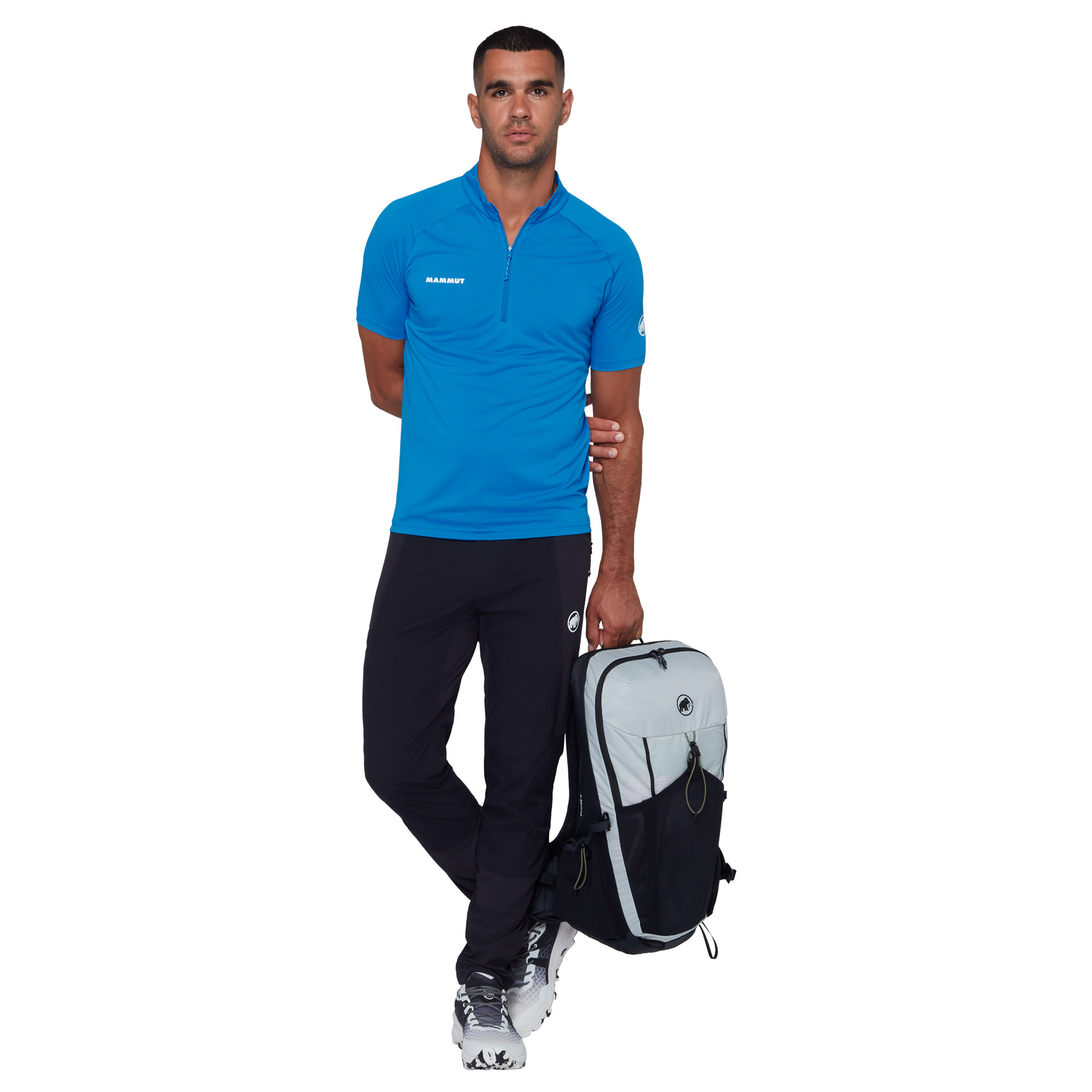 Majica MAMMUT Ducan Fl sa patent zatvaračem Glacier Blue - Image 2