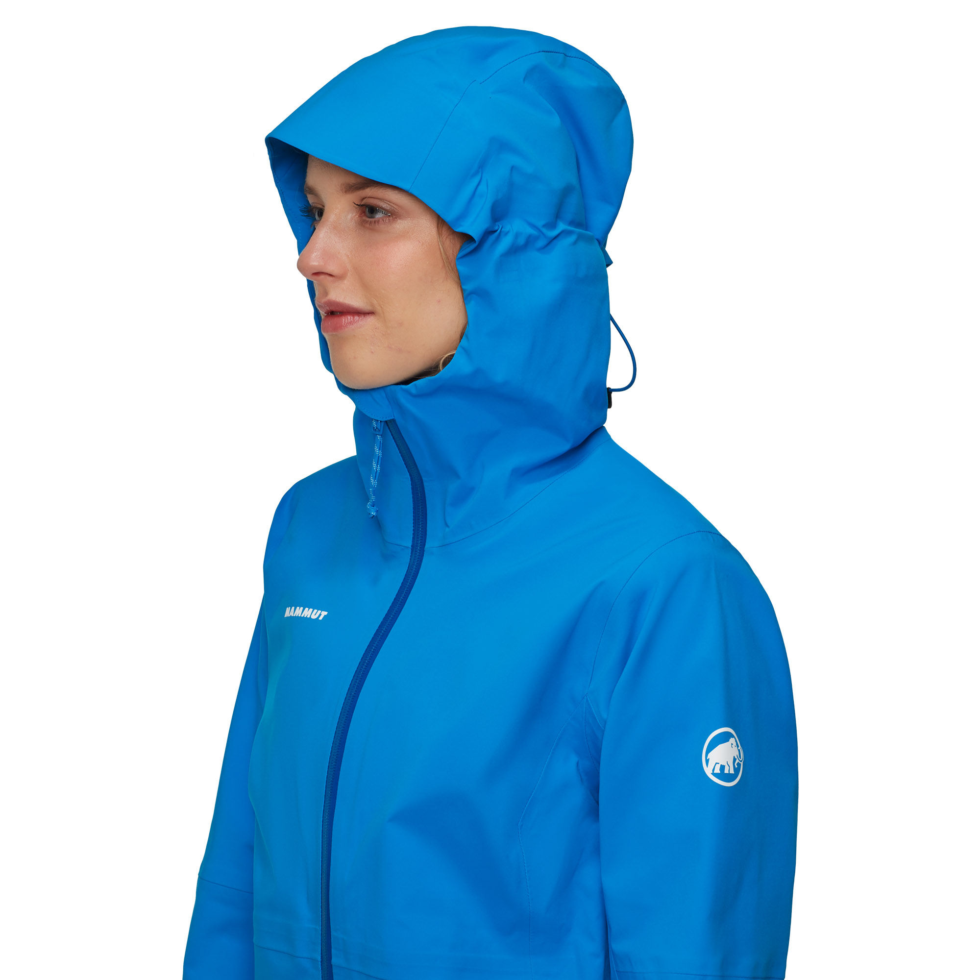 Ženska jakna MAMMUT Linard Guide HS sa kapuljačom Glacier Blue - Image 3