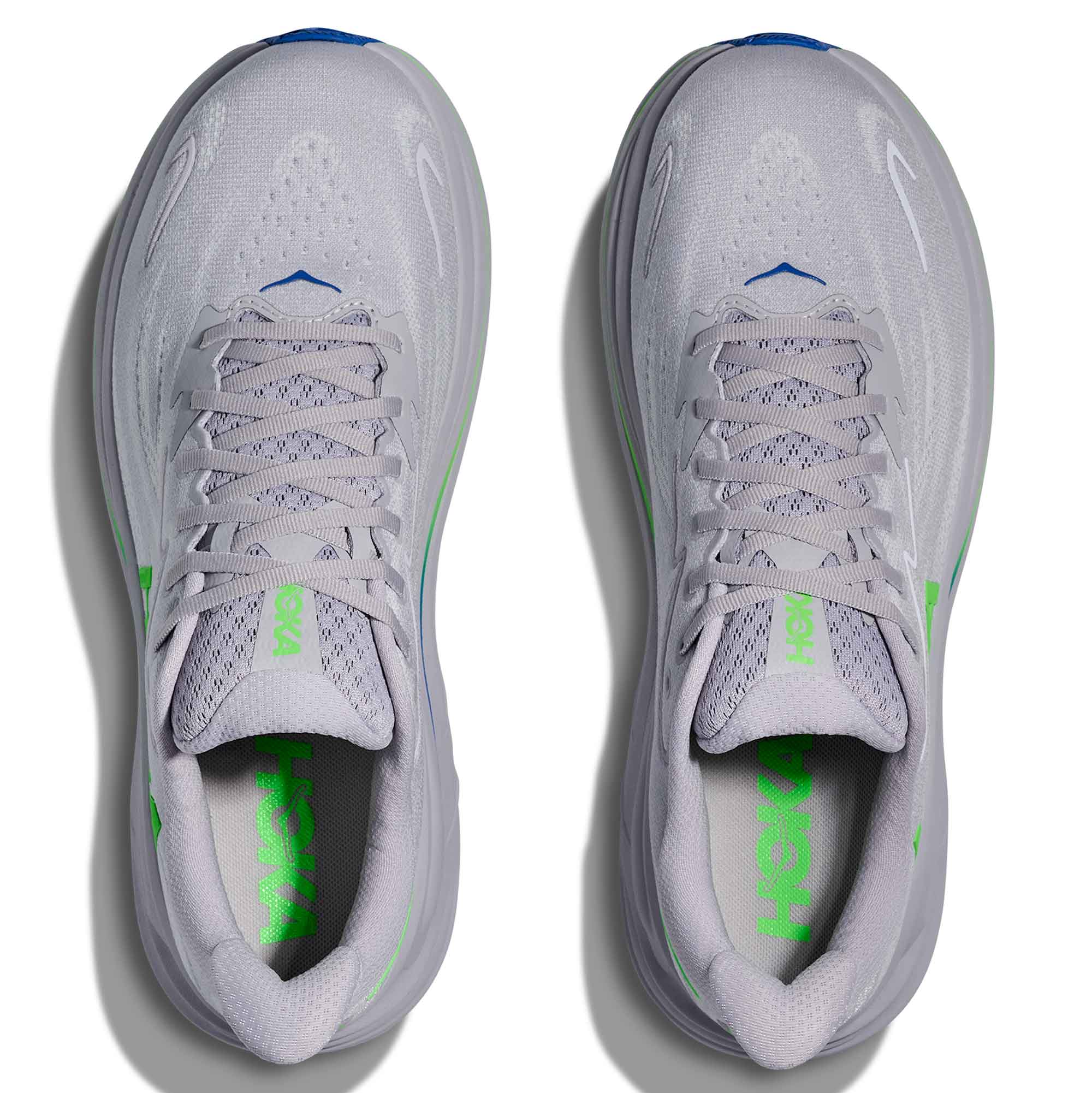 Patike HOKA Clifton 10 Ash Grey/Neon Green - Image 2