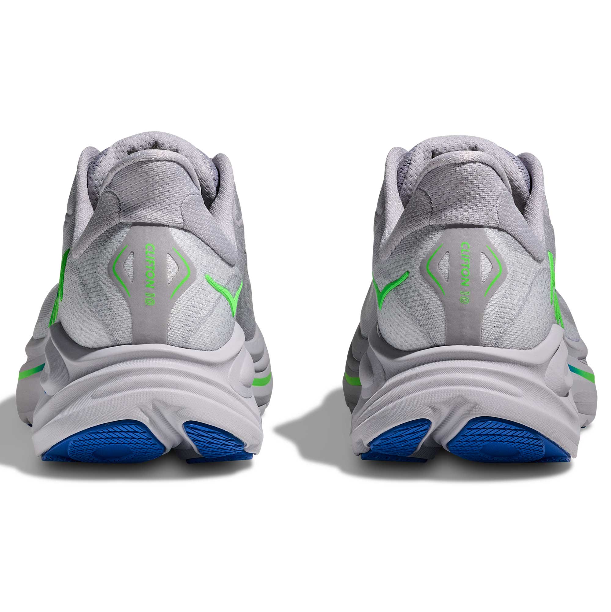 Patike HOKA Clifton 10 Ash Grey/Neon Green - Image 5