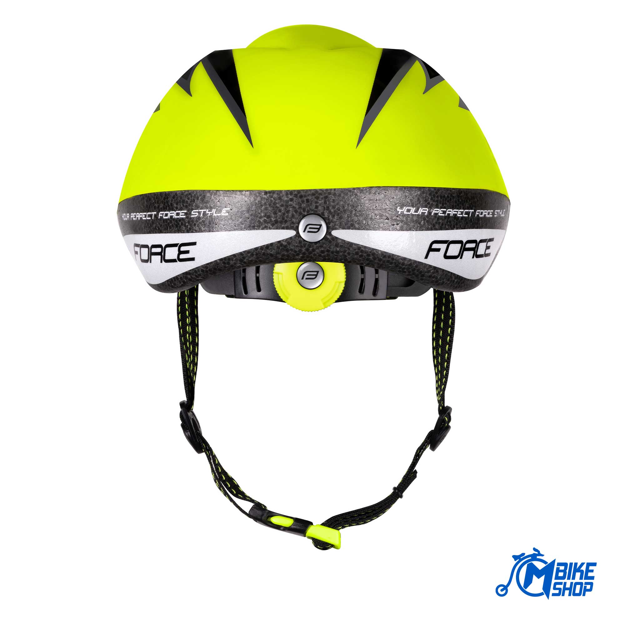 Kaciga FORCE Fun Stripes Fluo/Black/Grey - Image 2