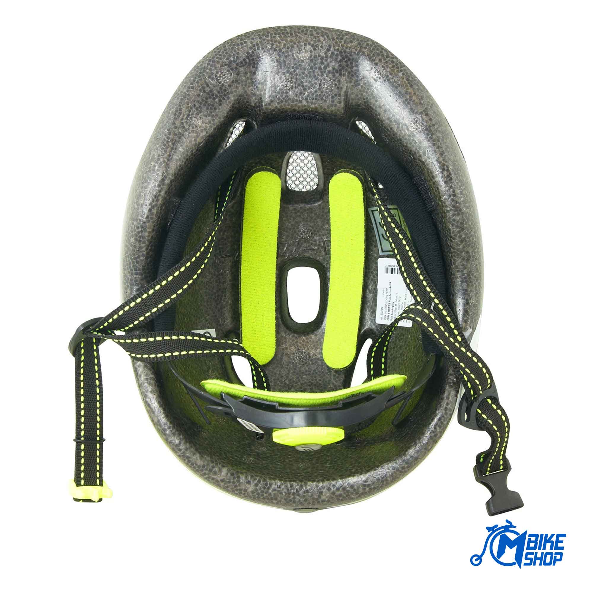 Kaciga FORCE Fun Stripes Fluo/Black/Grey - Image 3