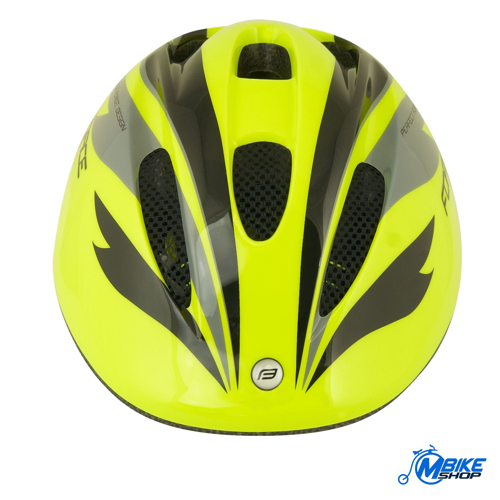 Kaciga FORCE Fun Stripes Fluo/Black/Grey - Image 5