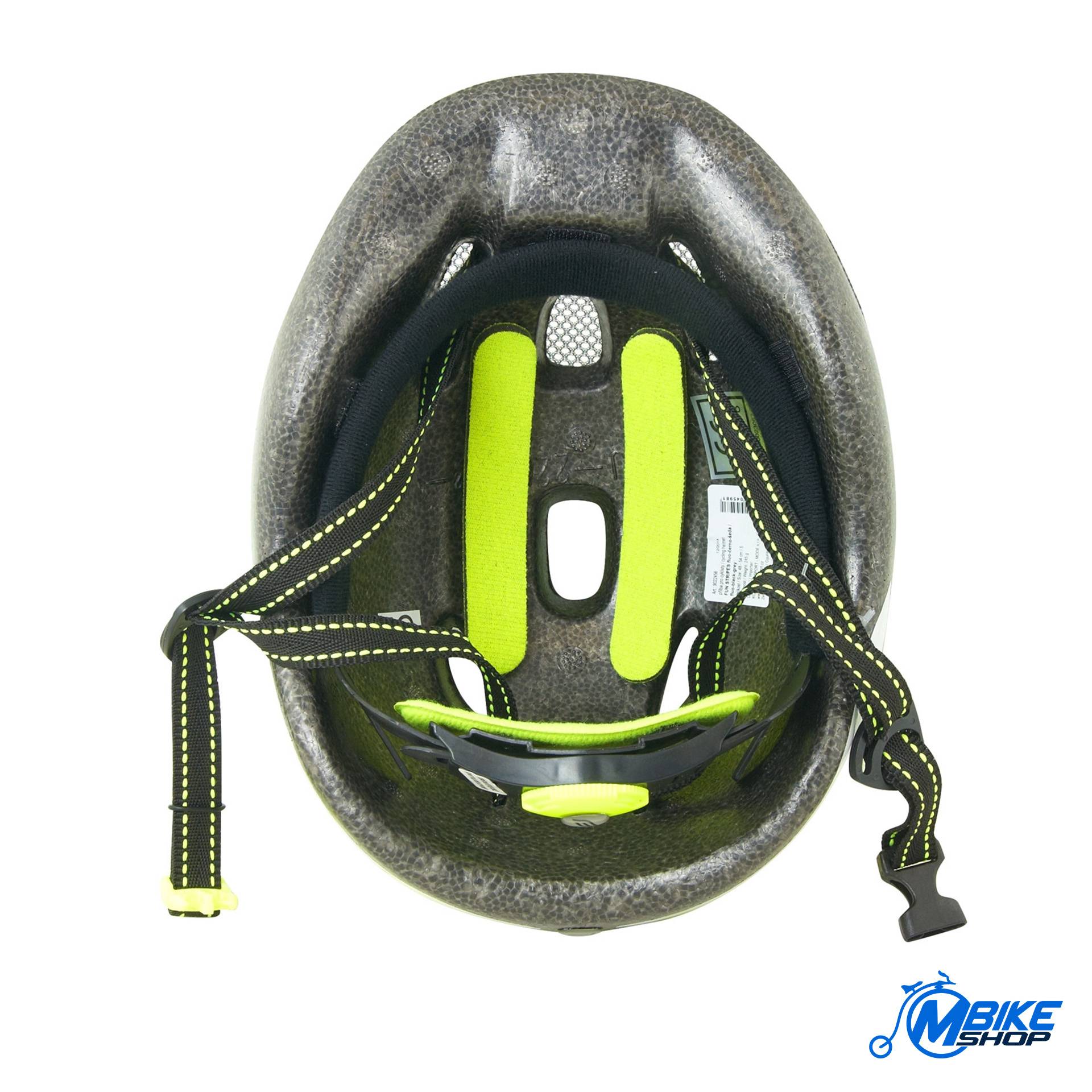 Kaciga FORCE Fun Stripes Fluo/Black/Grey - Image 6