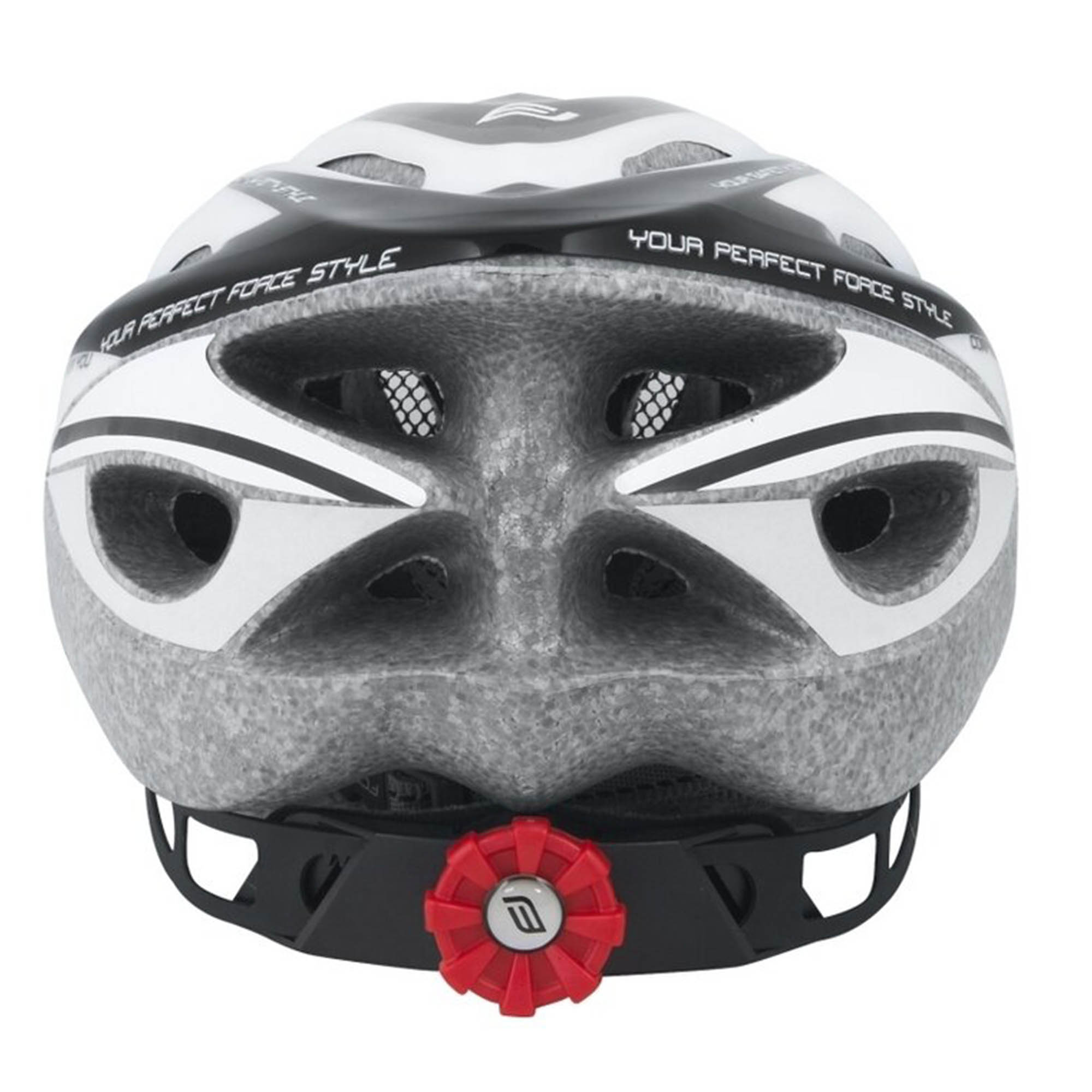 Kaciga FORCE Hal White/Black - Image 4